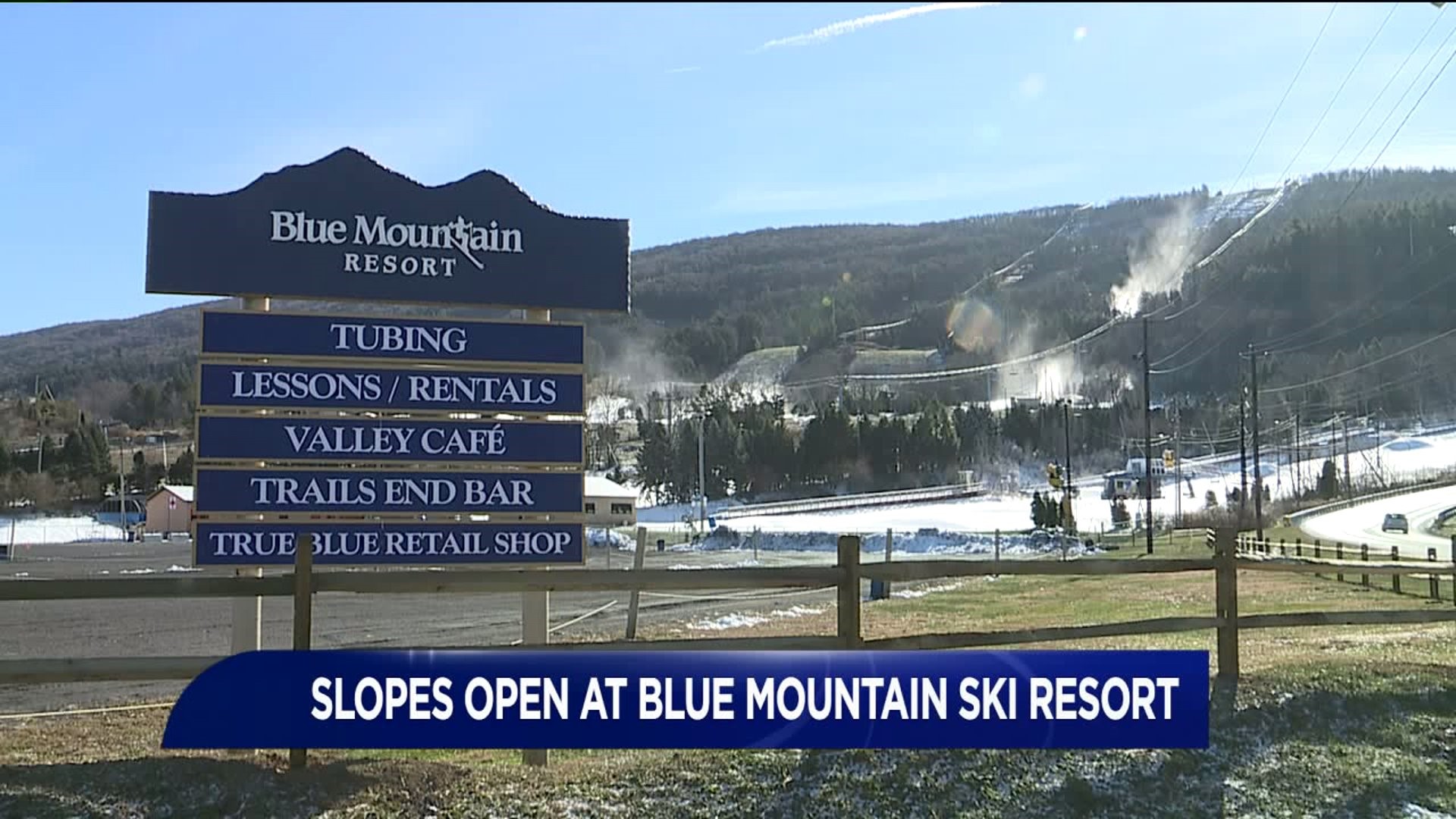Slopes Open at Blue Mountain Ski Resort