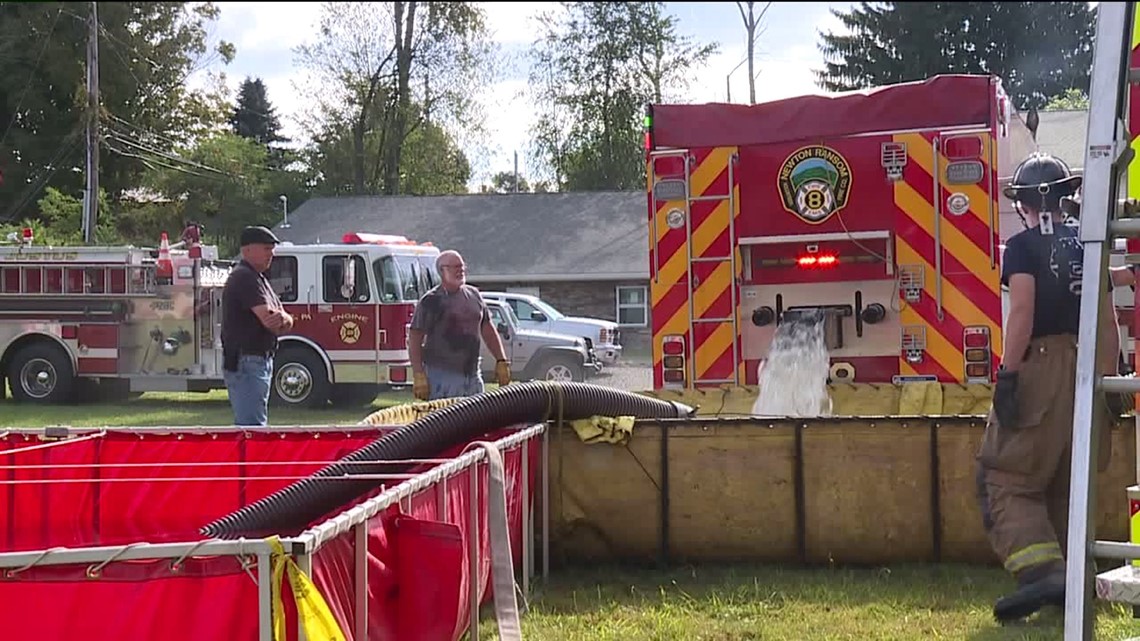 Local Firefighters Participate in Rural Water Movement Drill