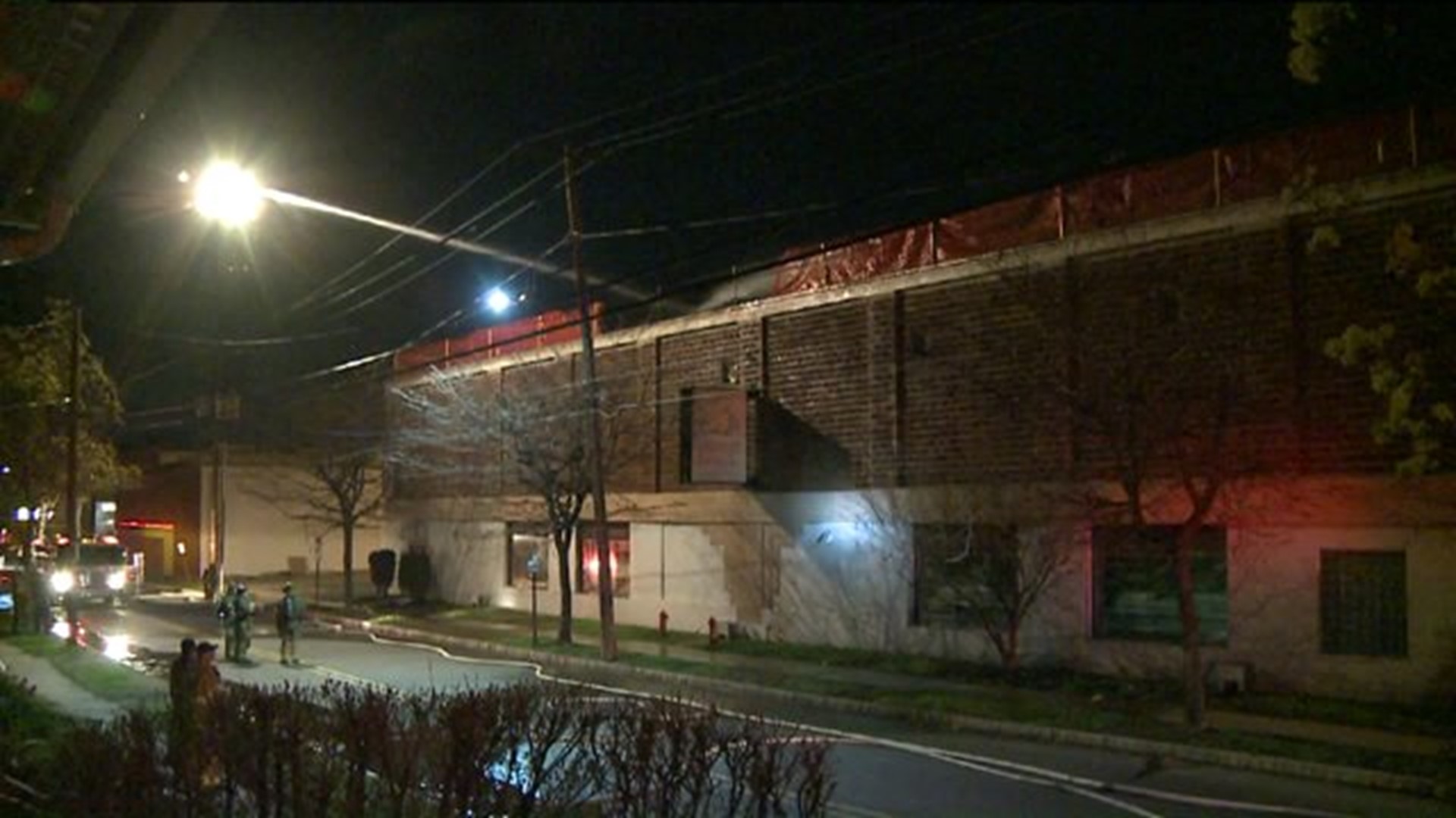 Flames Hit Former Roth American Building