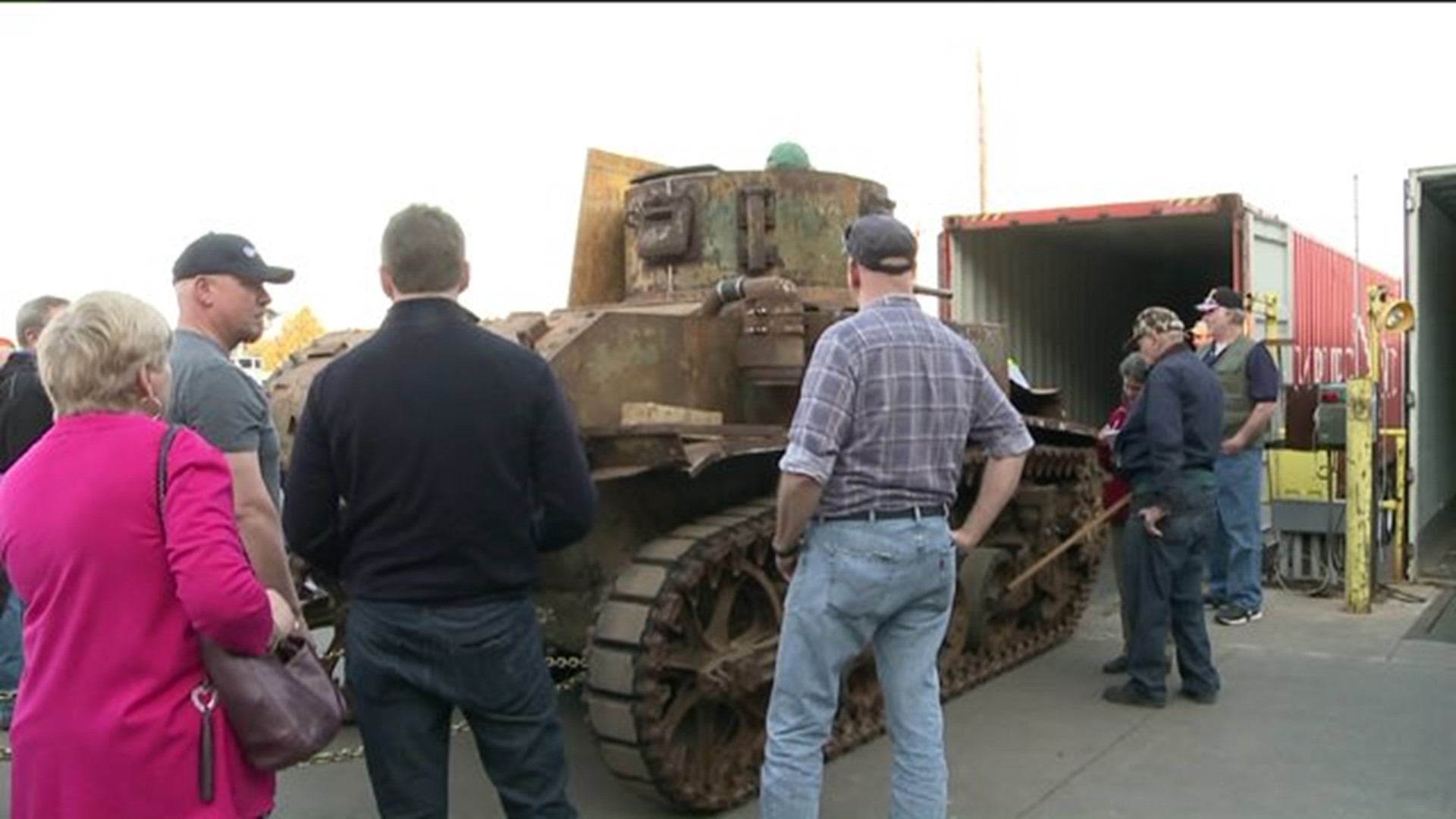 `Stuie,` WWII Tank Returns Home To Berwick