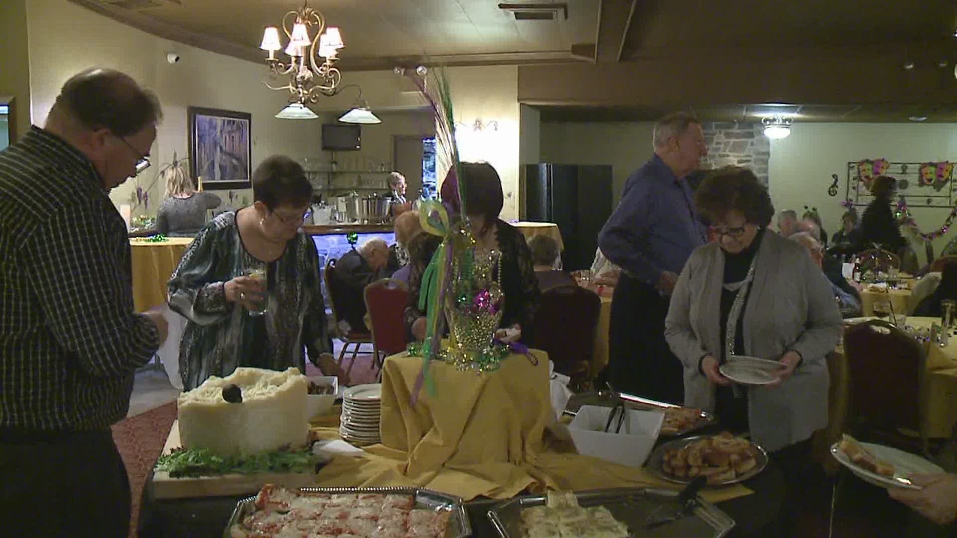 Dinner, dancing, and beads found at Arcaro and Genell.