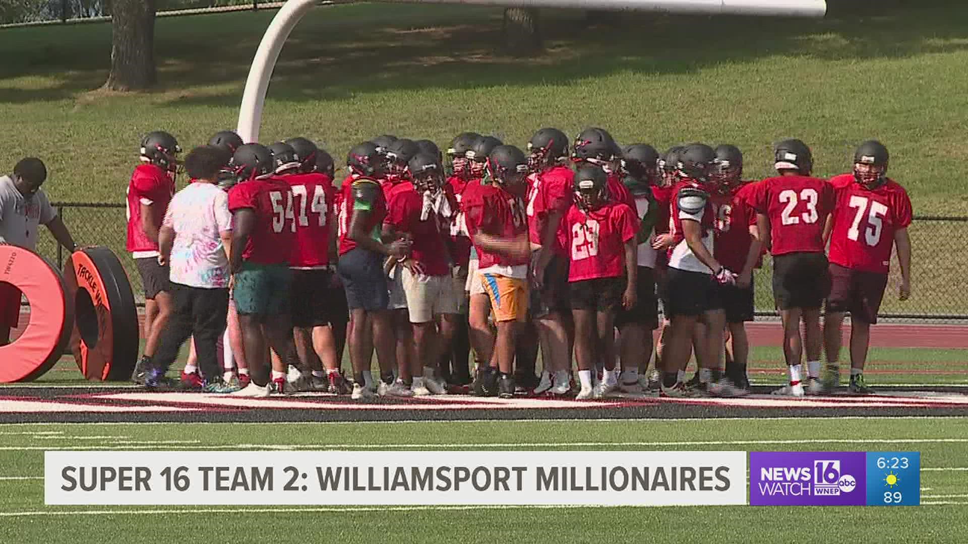 Super 16 Team 2: Williamsport Millionaires