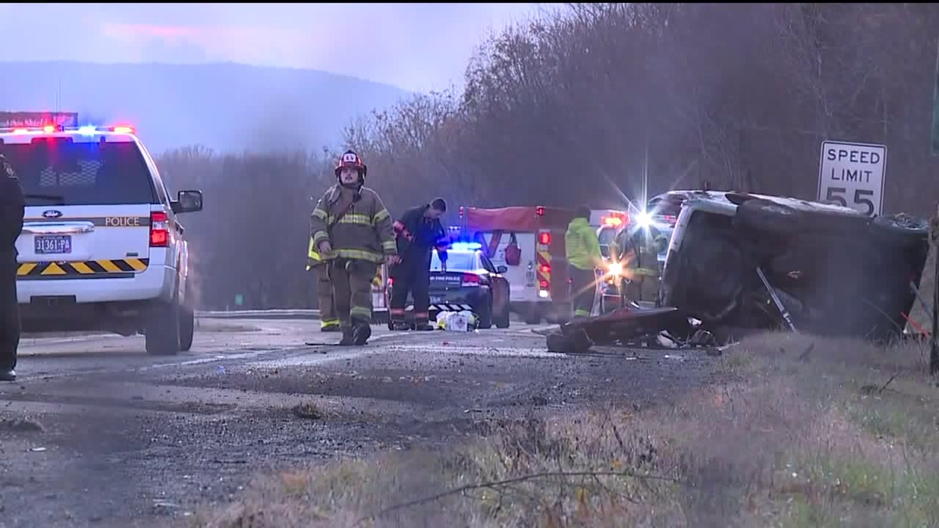 After Luzerne County Crash, Highway Officials Stress Safety During Holiday Travel