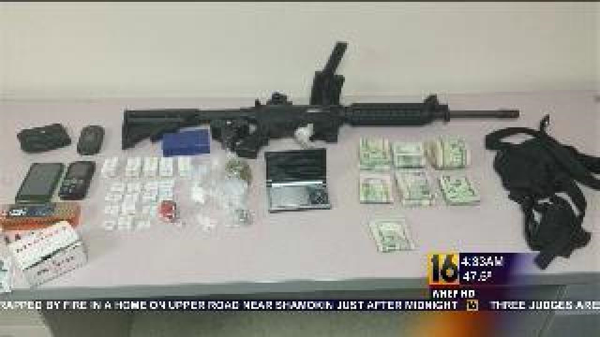 Police Arrest Three in Drug, Weapon Bust