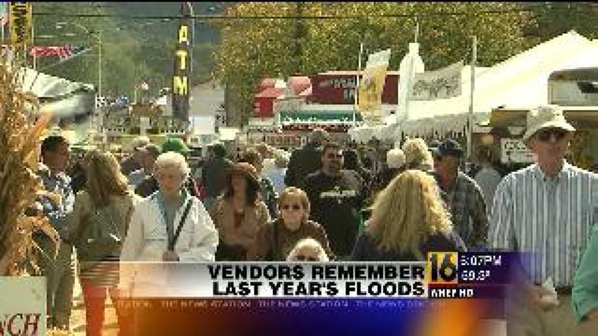 Vendors Remember Last Year\'s Floods