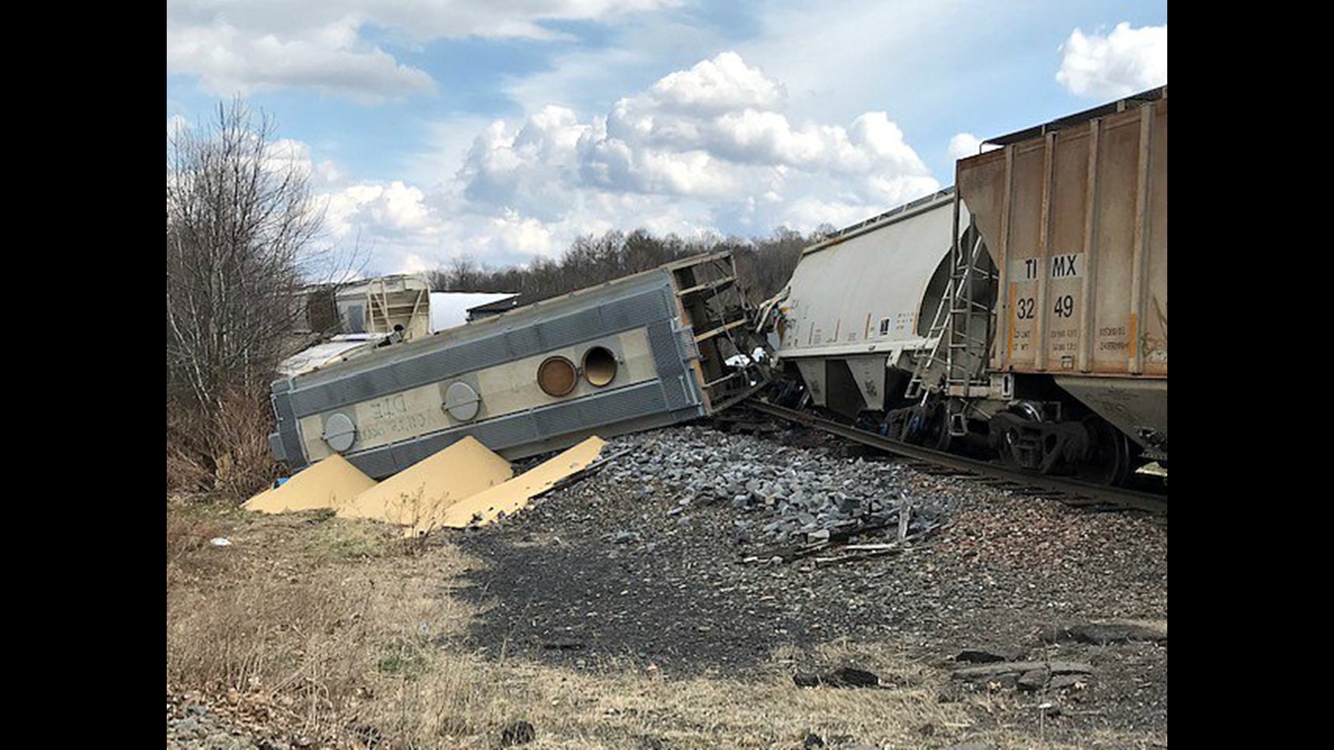 Train Derailment Caught On Camera In Lackawanna County