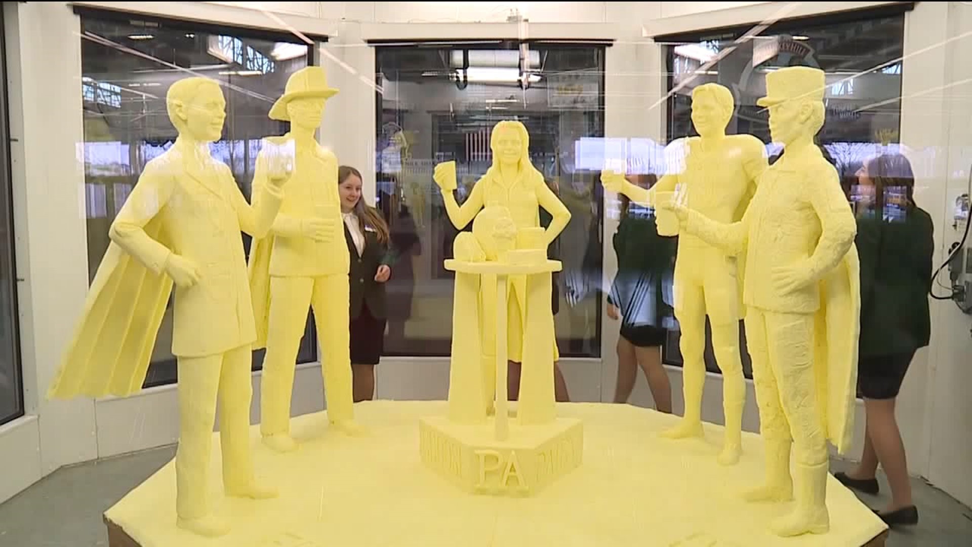 Butter Sculpture Unveiled at Pennsylvania Farm Show