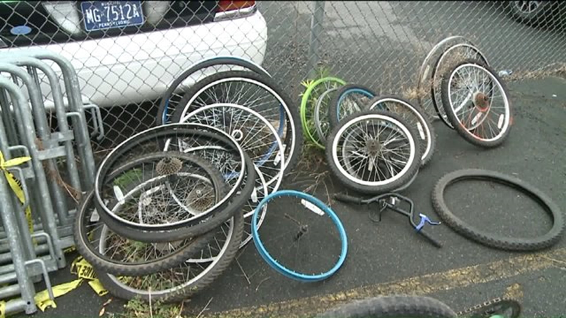 Juveniles Suspected of Running Bicycle 'Chop Shop'