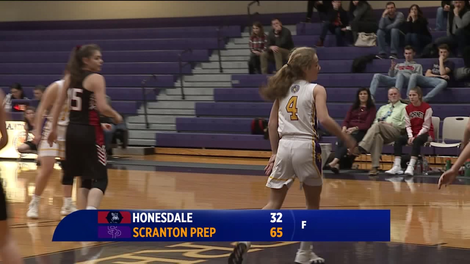 Honesdale vs Scranton Prep girls basketball