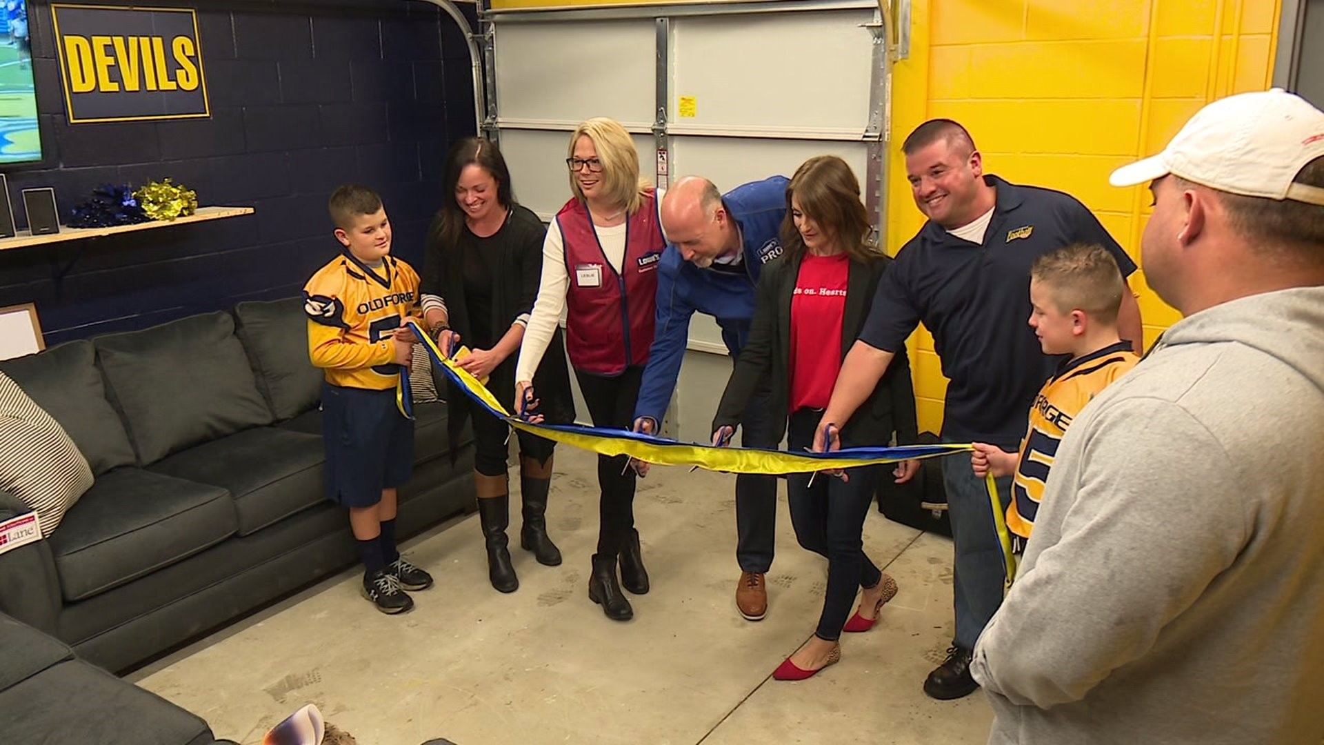 Lowe's Donation Builds New Field House for Young Athletes in Old Forge