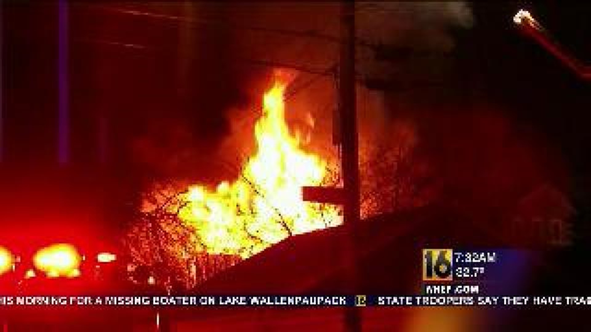 Fire Spreads to Four Homes in Hazleton