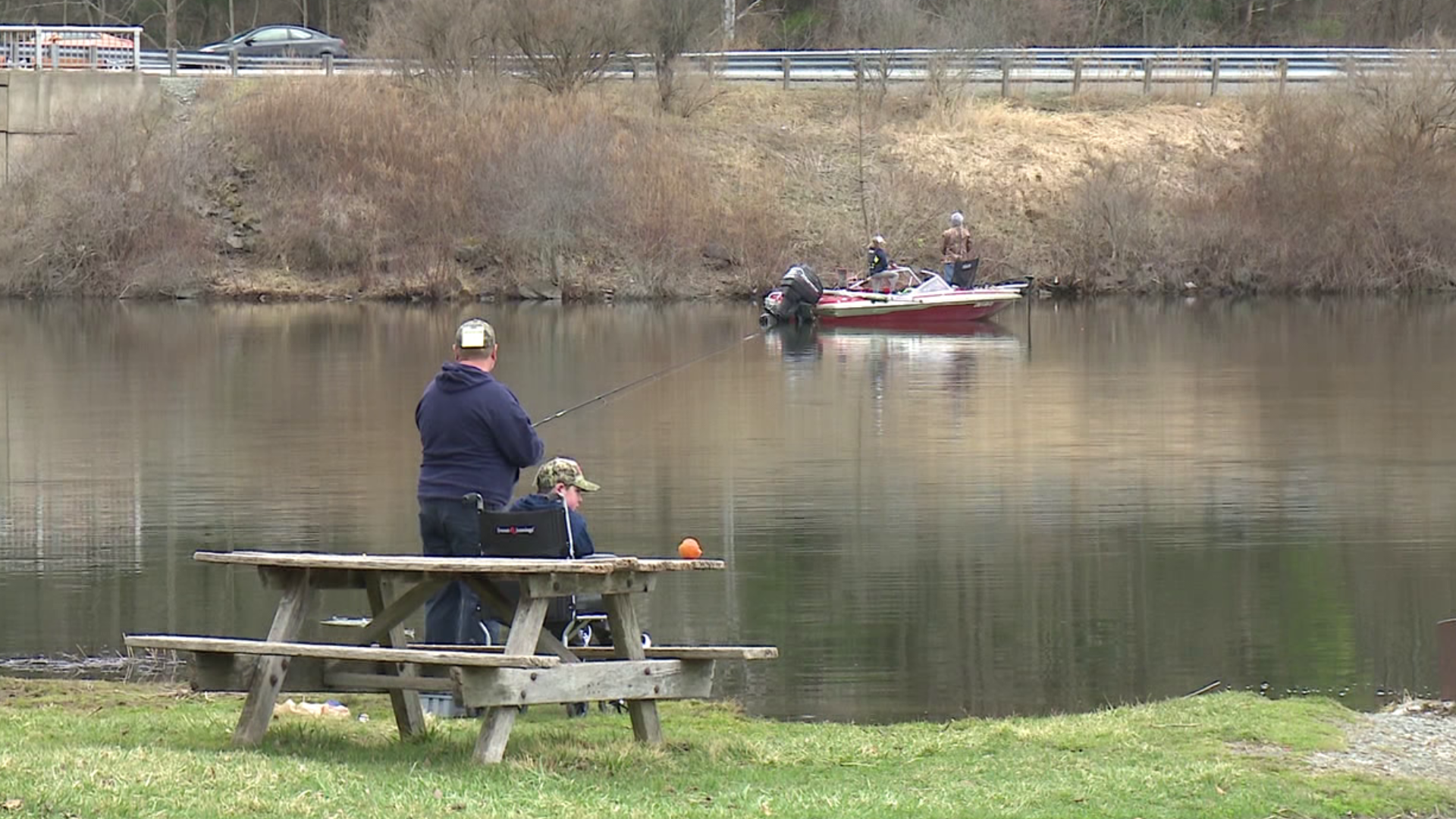 Youth fishing day kicks off with perfect weather