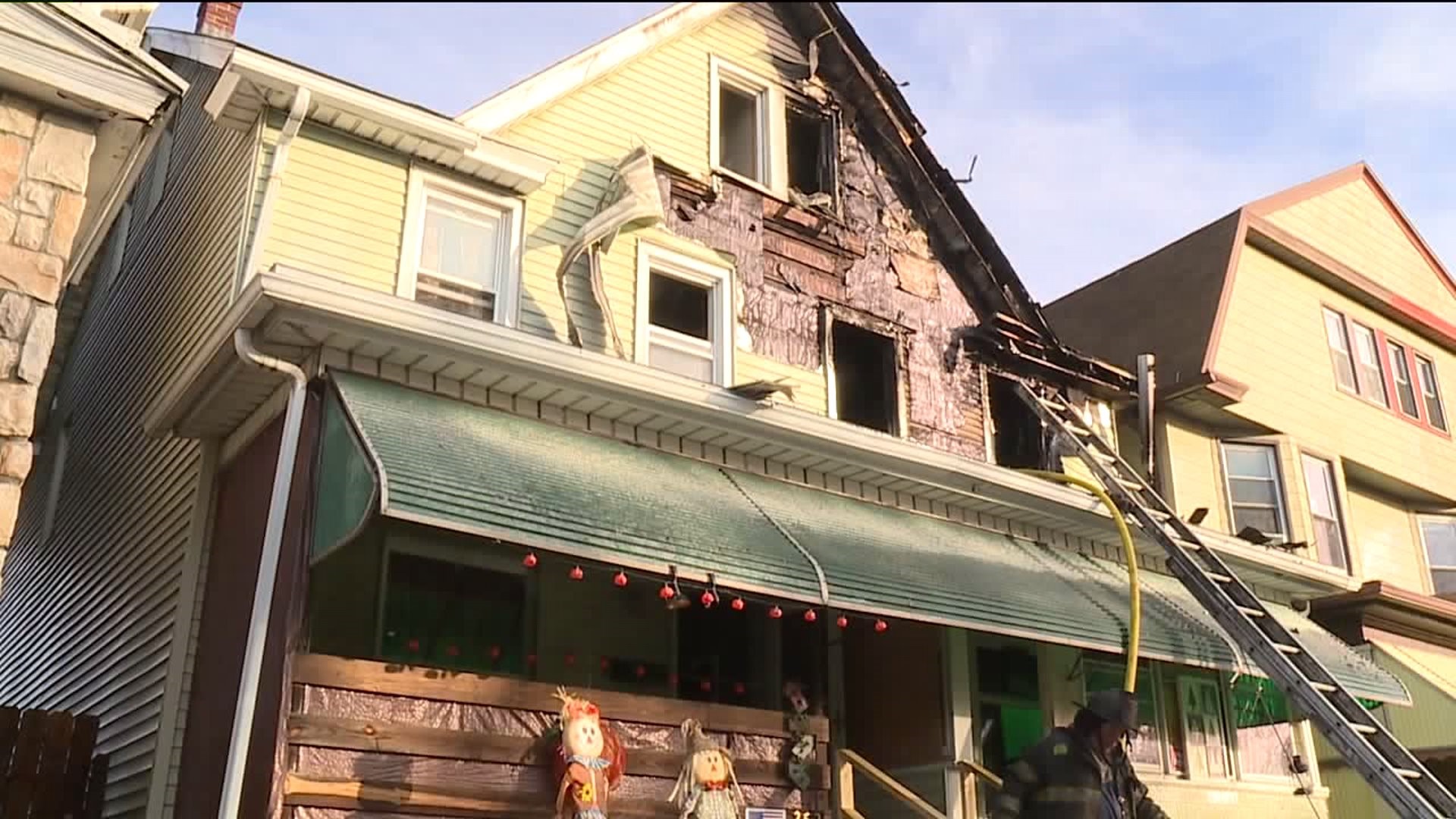 Flames Force Families From Hazleton Homes