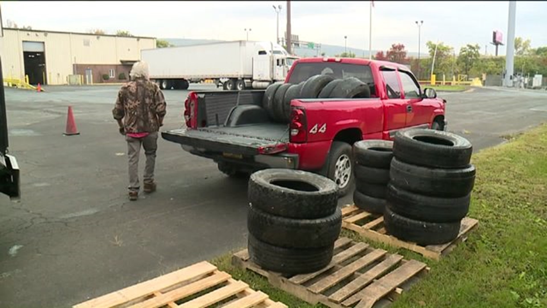 Lackawanna County Hosts Tire Recycling