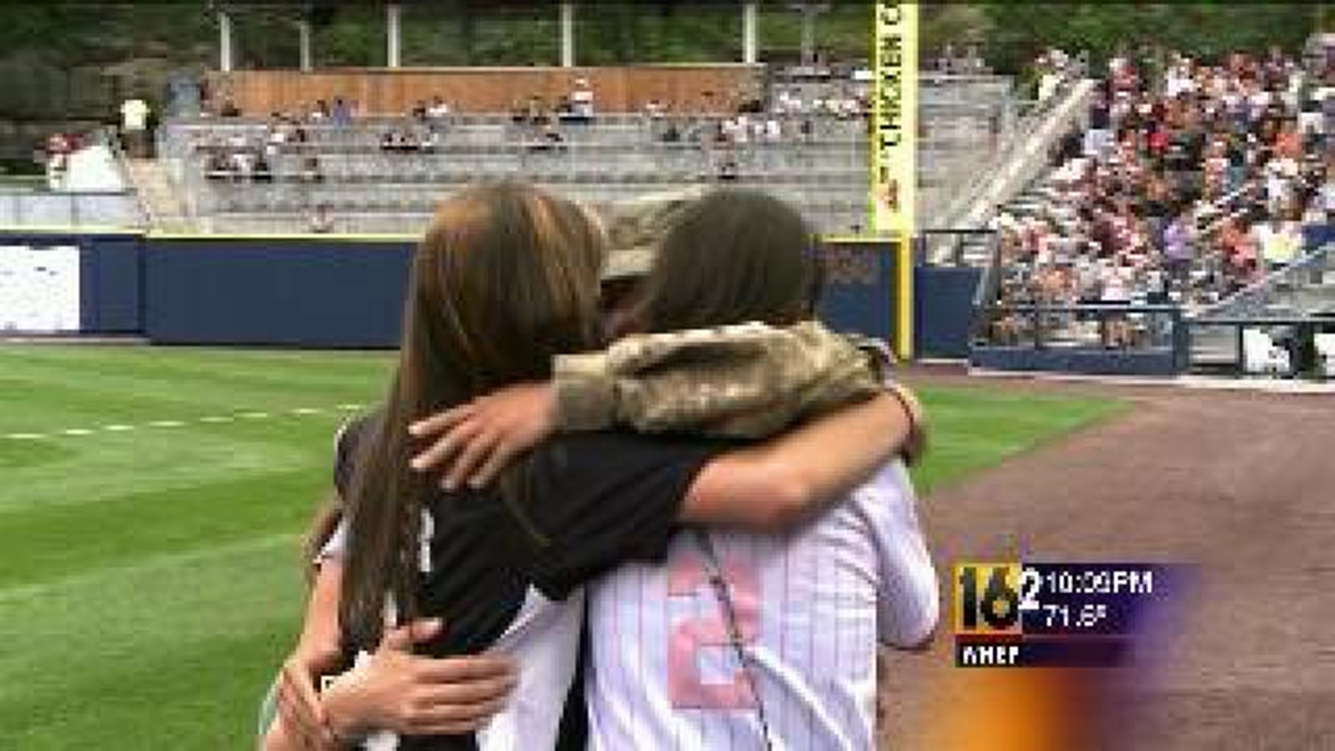 Soldier’s Surprise Homecoming At PNC Field