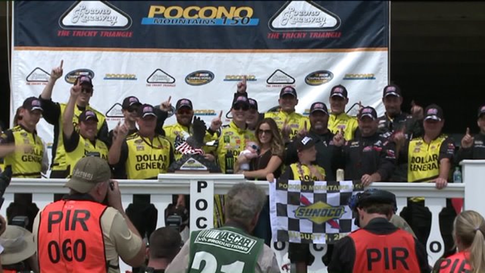 Busch Continues Dominance in Pocono Truck Series Race