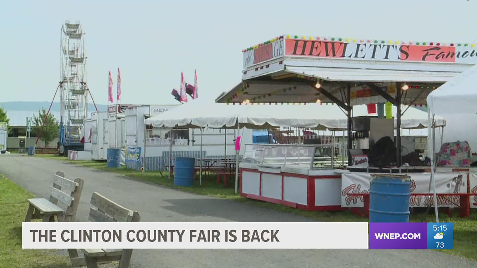 The 48th Clinton County Fair is taking place this week after it was canceled last year.