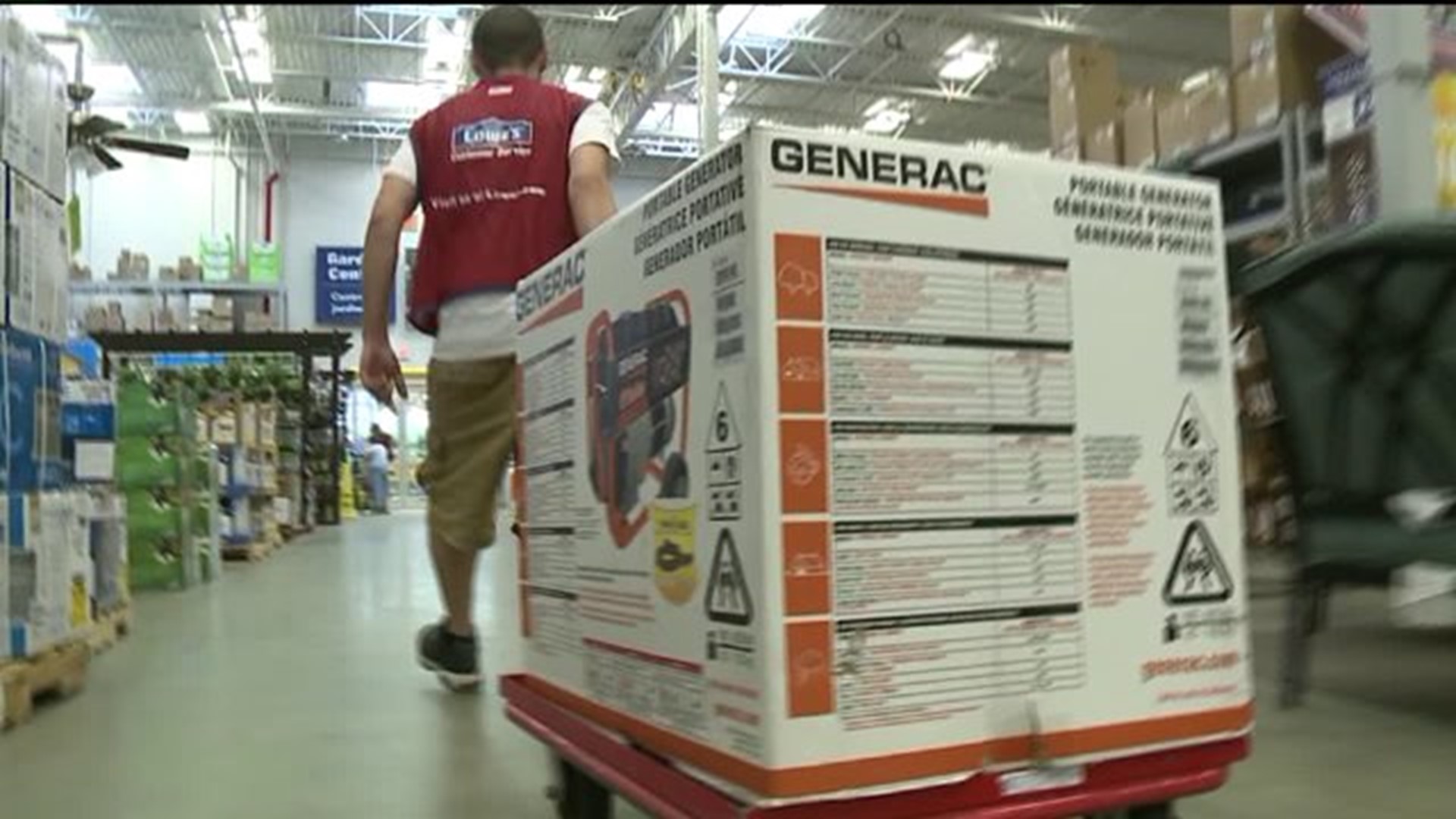 Stores Struggle to Keep Generators on Shelves After Storm
