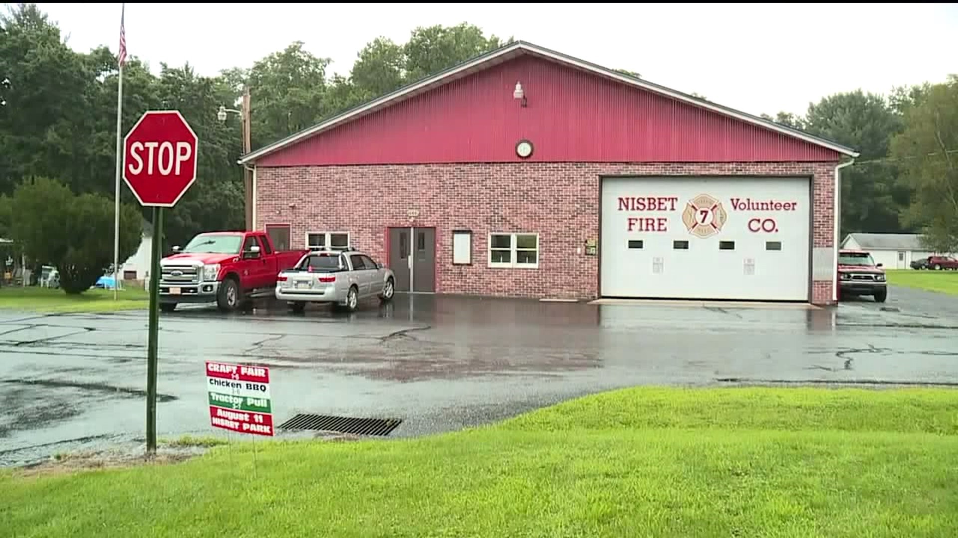 Fire Company in Lycoming County Flooded Out