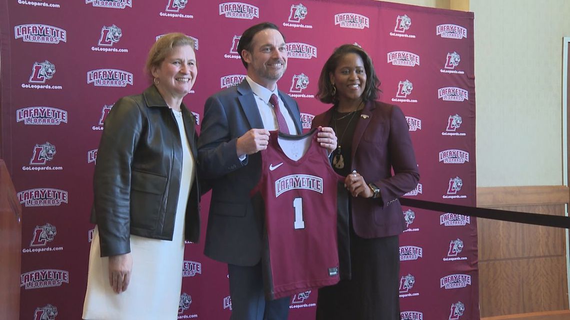 Lafayette College introduces Ben O'Brien as new women's basketball head coach