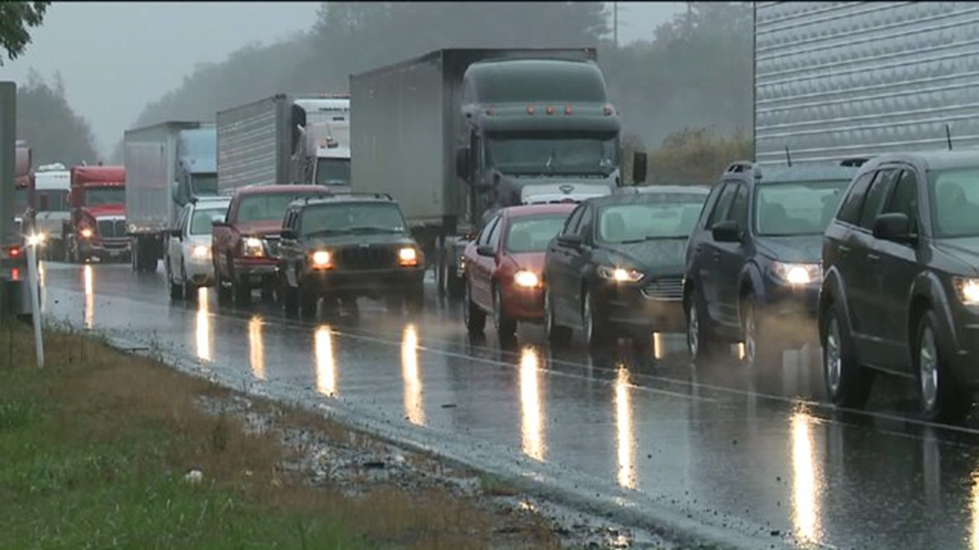 Crash on Interstate 81 Backs Up Traffic
