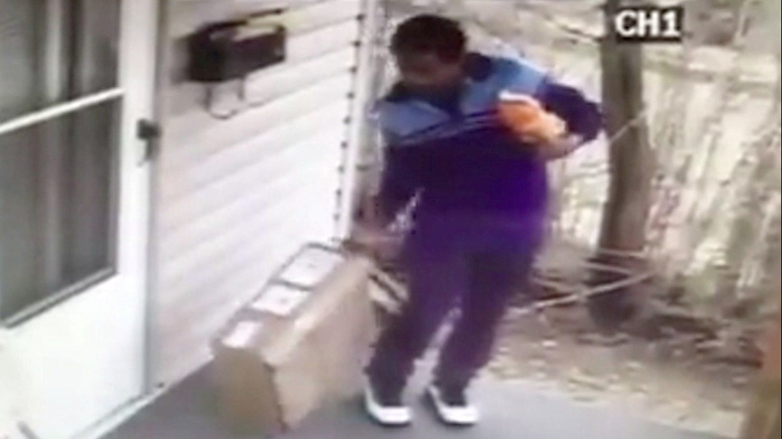 Man Caught on Camera Taking Package from Porch | wnep.com