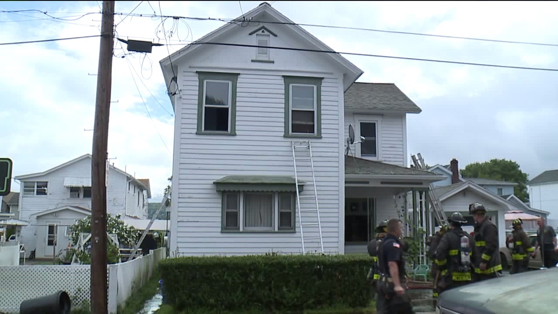 Scranton Home Damaged by Flames