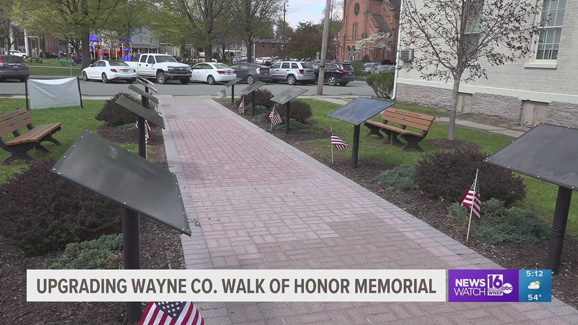 A group in Wayne County is continuing its mission to honor veterans. Newswatch 16's Emily Kress shows us the effort to add more names to the Walk of Honor.