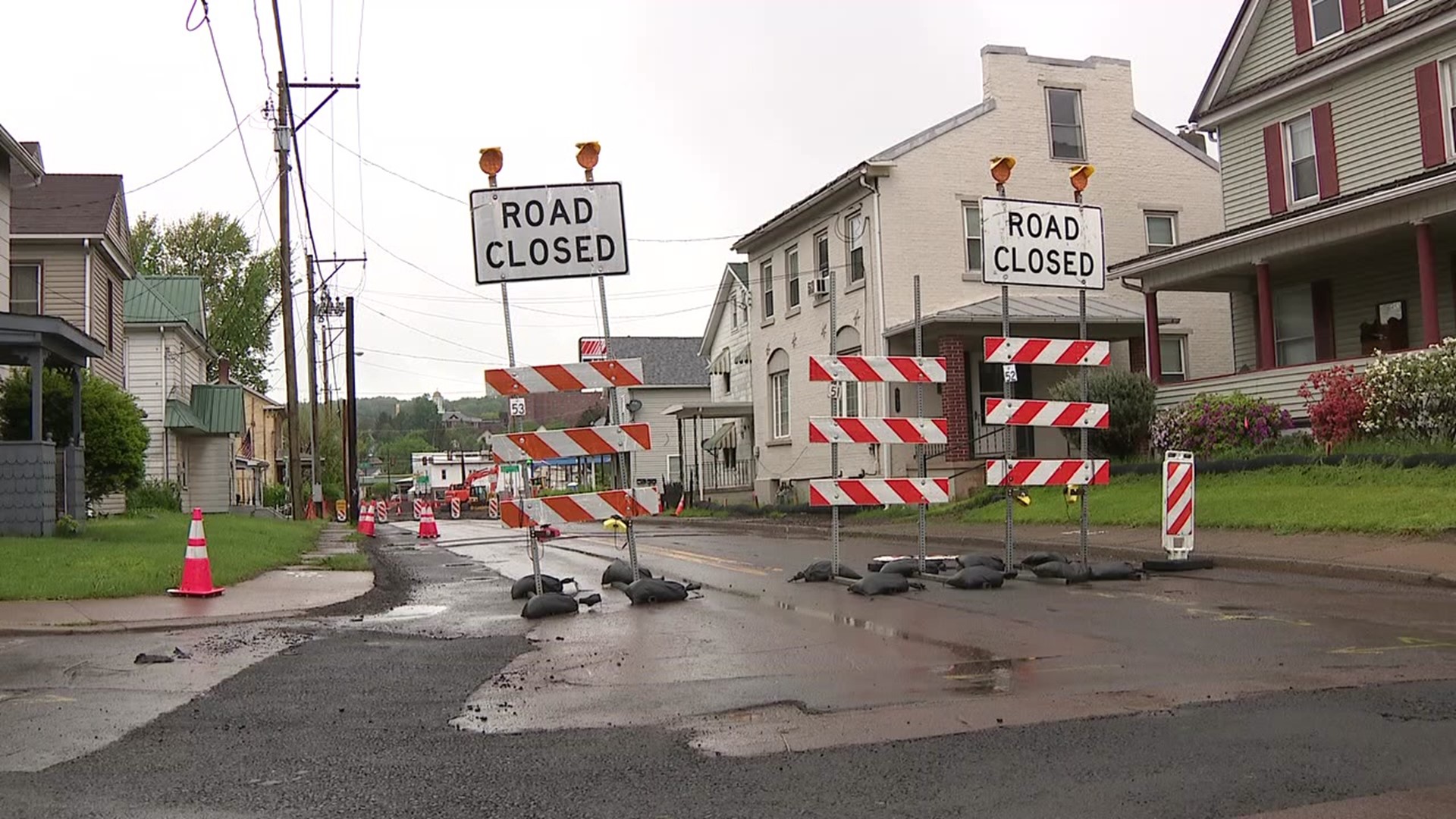A road construction project in Bloomsburg is causing problems for people who live nearby, but not because of the actual roadwork.