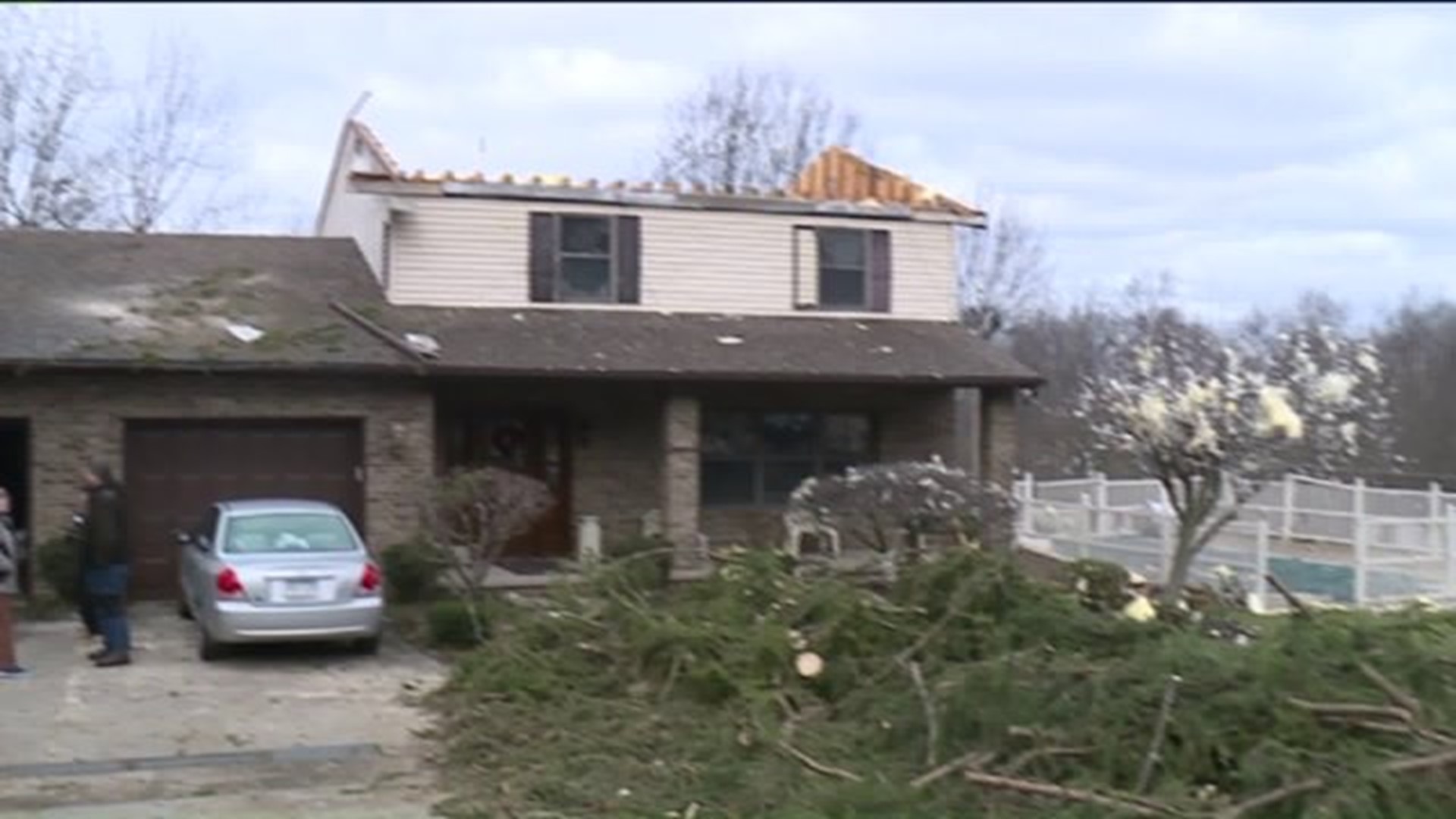 Tornado Victims Deal with Damage, Cleanup