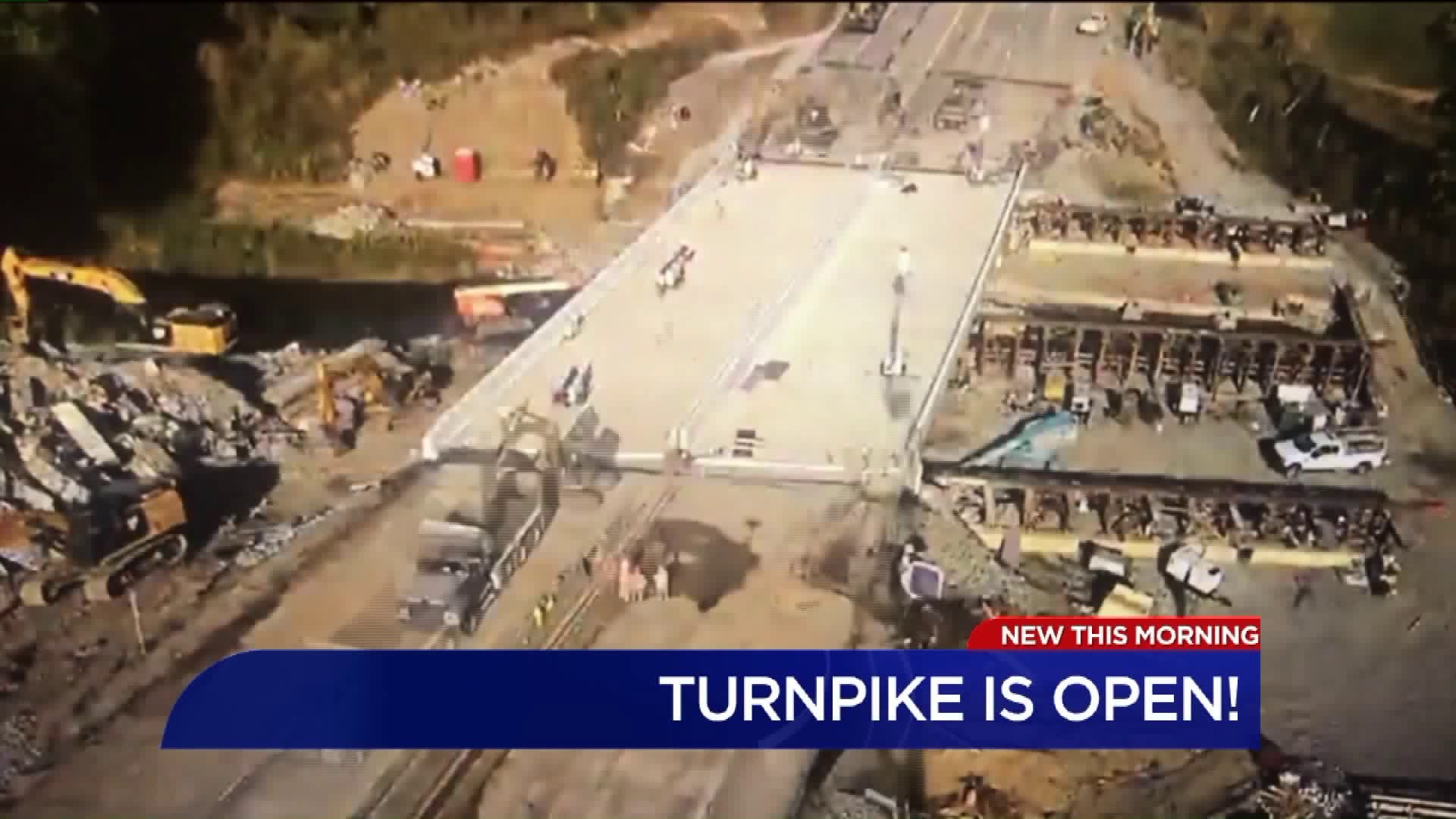 Turnpike Back Open After Bridge Work