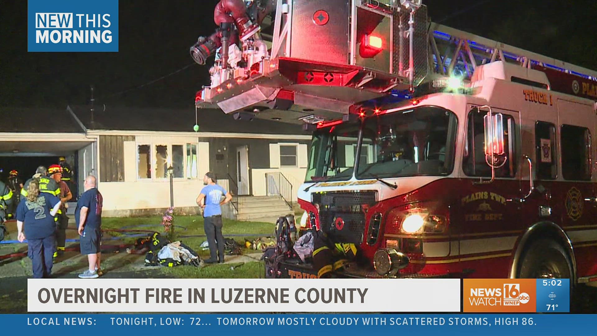 Crews called to a fire overnight. There was a deadly fire at the same place a year ago.