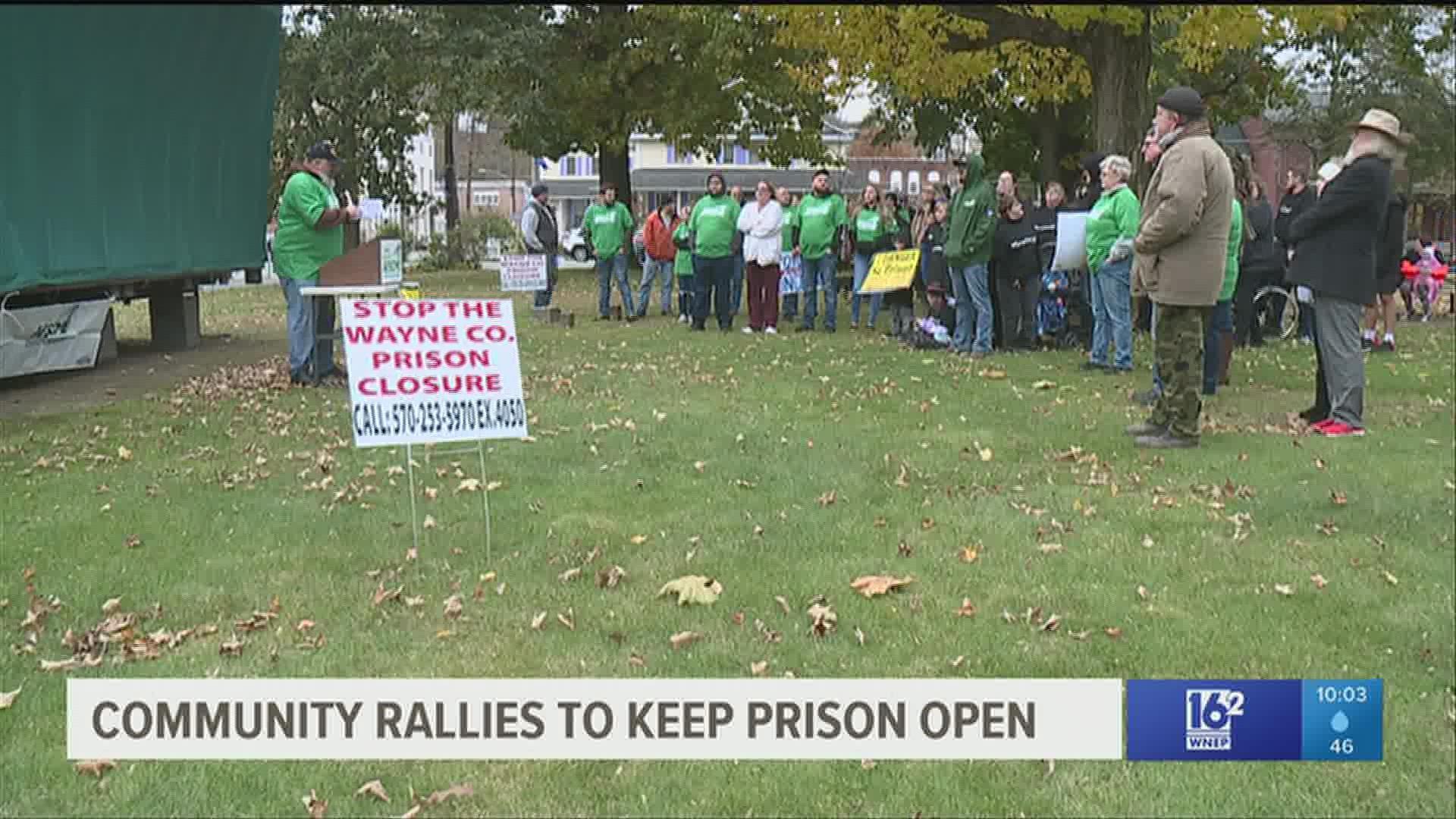 Community members in Wayne County came together to fight back against a proposed merger of the Wayne and Pike County prisons.