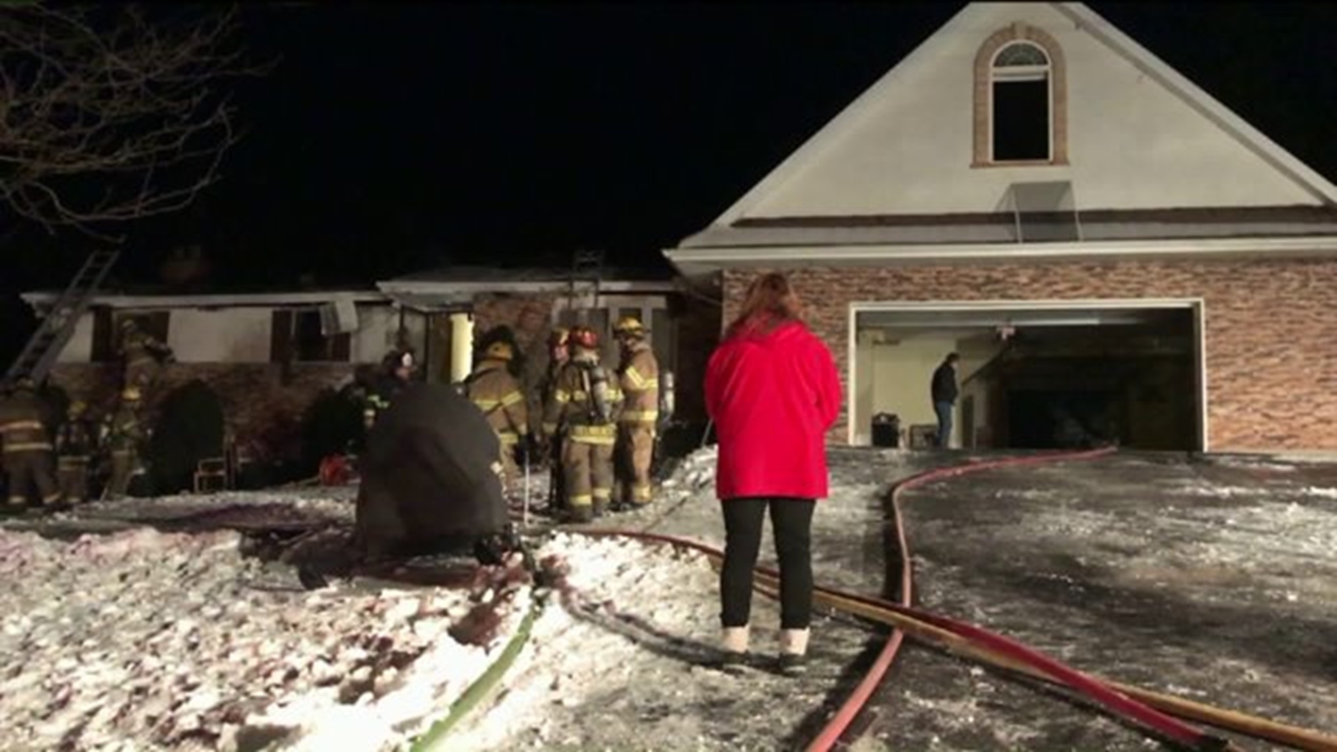 Flames Damage Home in Lackawanna County