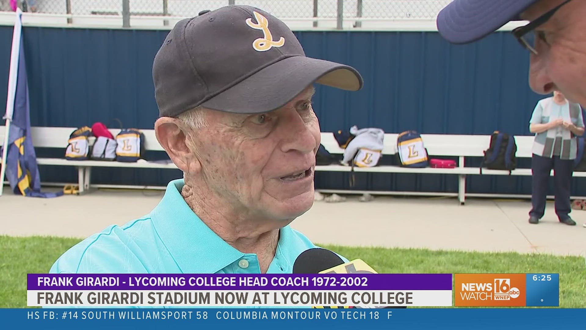 Legendary college football coach honored in Williamsport