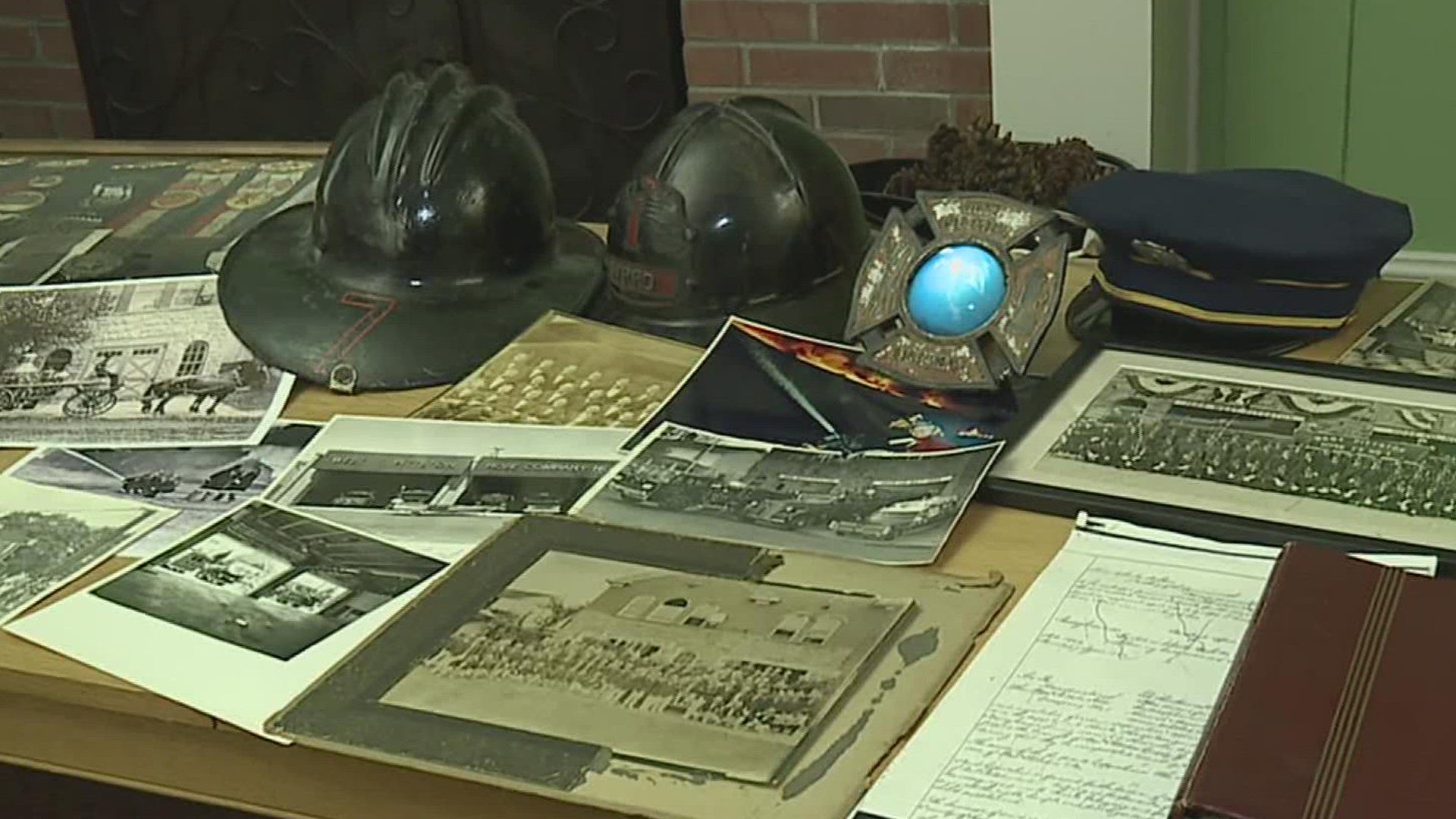 A library in West Pittston hosted a presentation on the history of the borough's Hose Company #1 and the Goodwill Hose Company.