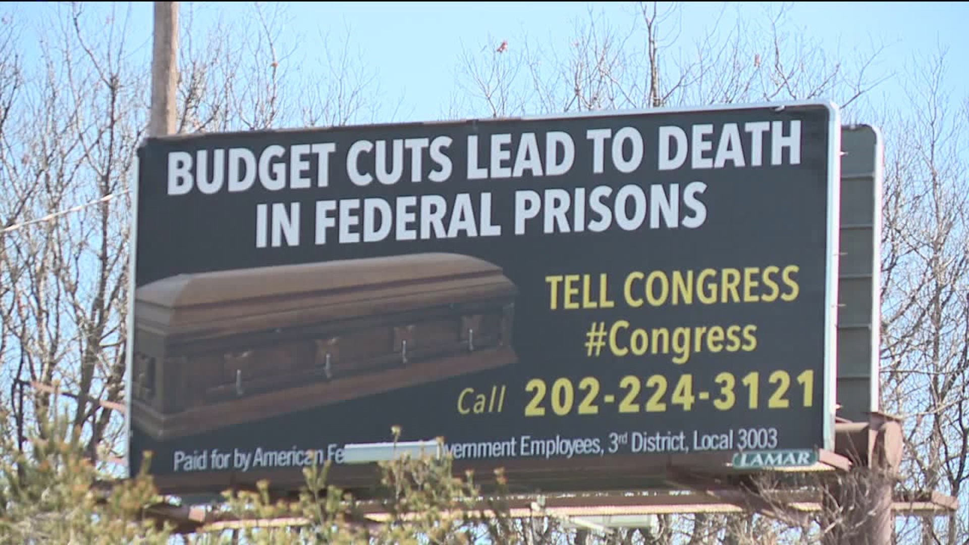Billboards Protest Prison Budget Cuts
