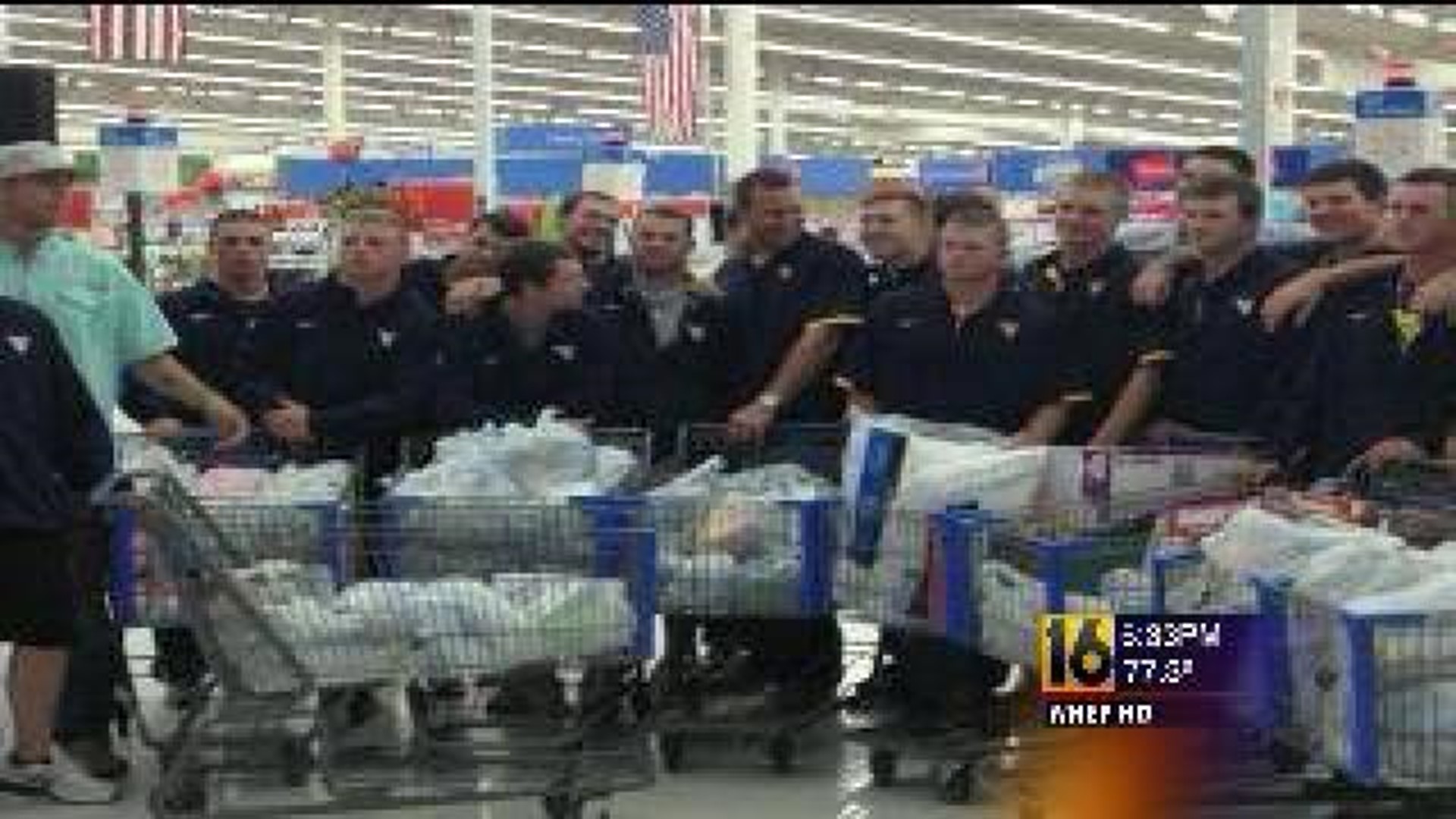 Team Pitches in to Help Tornado Victims