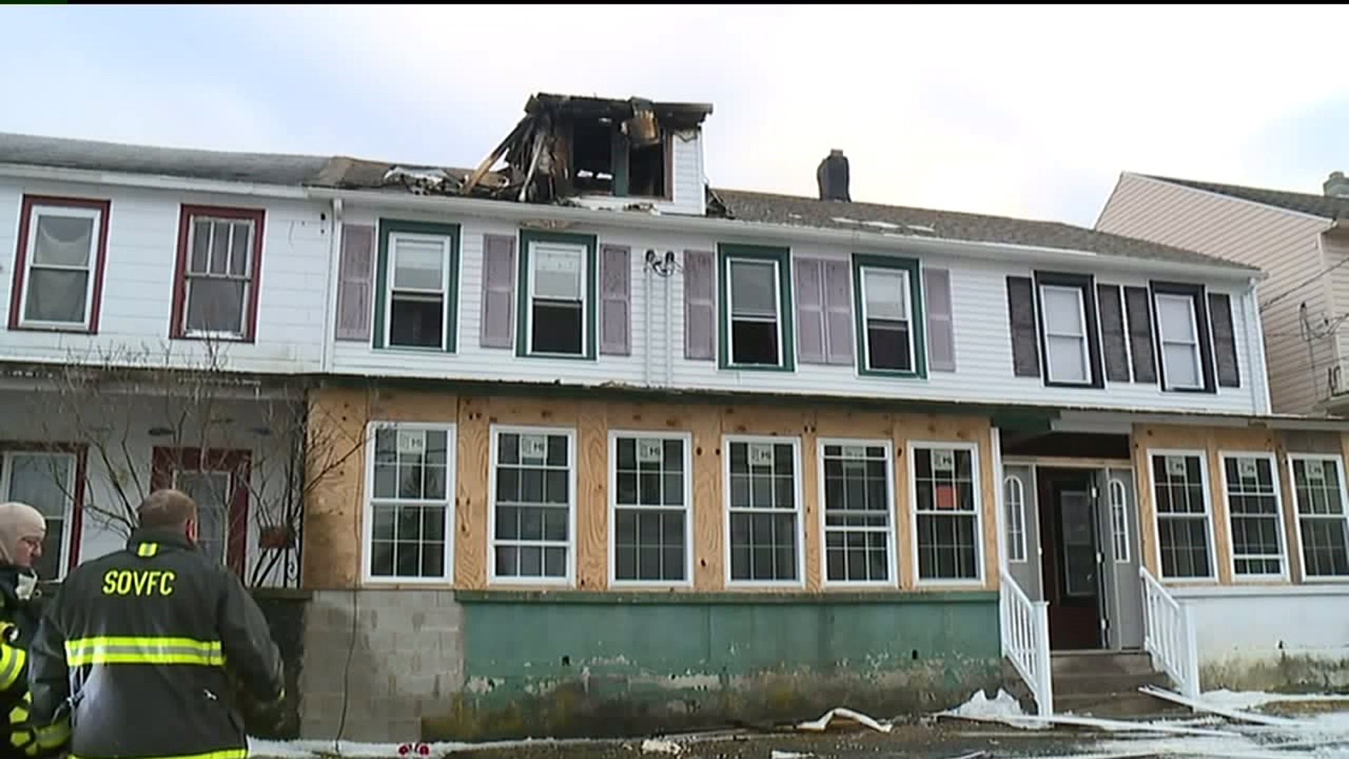 Fire Damages Row Home in Schuylkill County
