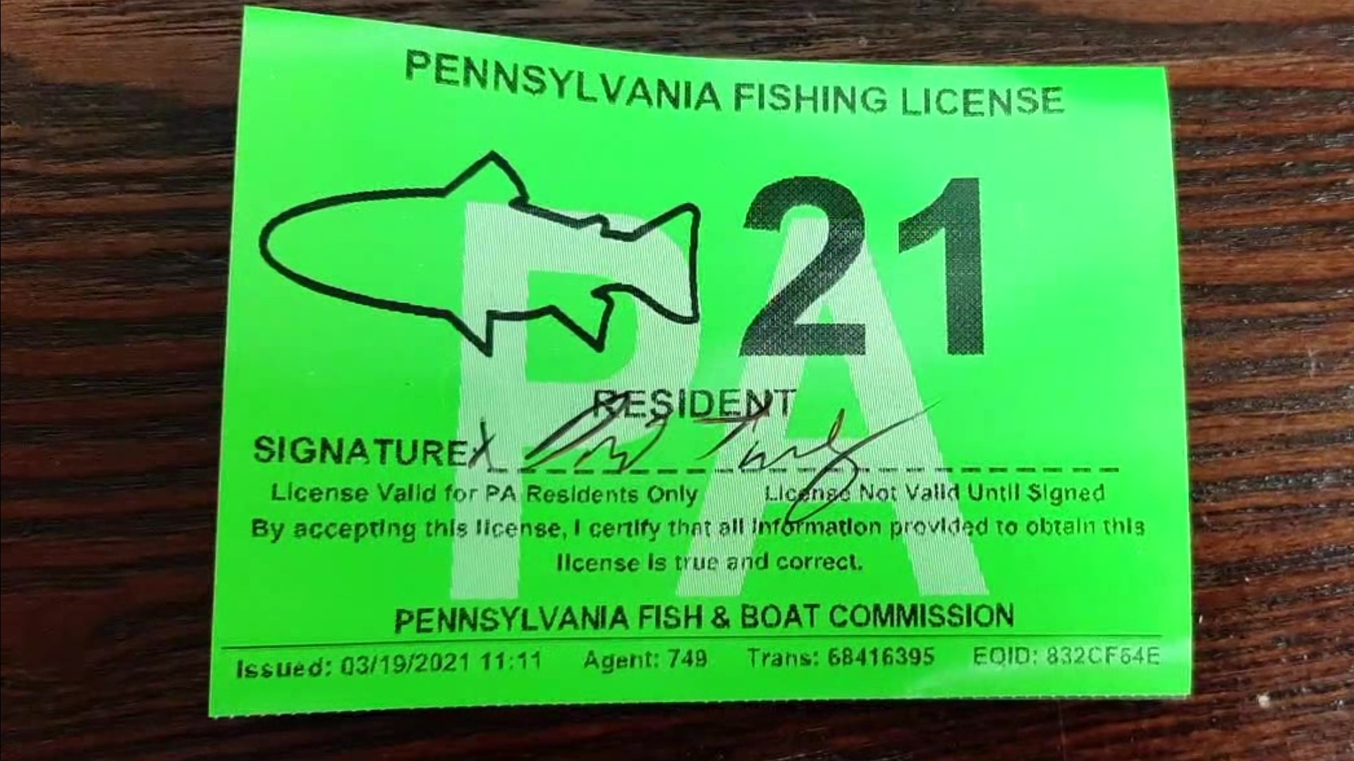 Free fishing license proposal for veterans
