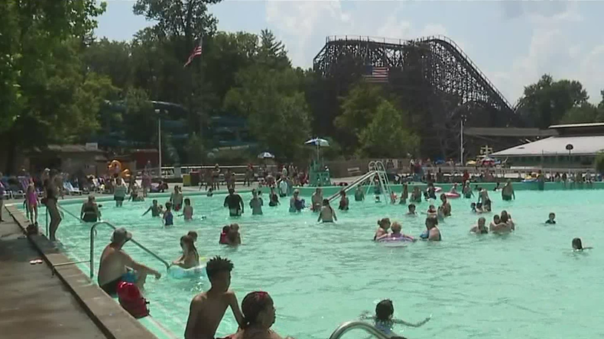 Planning a trip to Knoebels this weekend? Well, there's good news! You'll be able to enjoy all the rides and cool off at the pool.