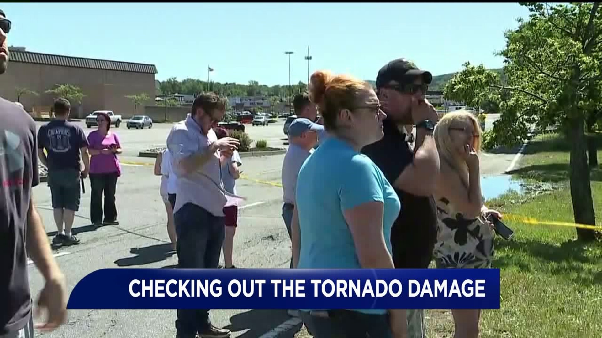 Onlookers Stunned by Tornado Damage