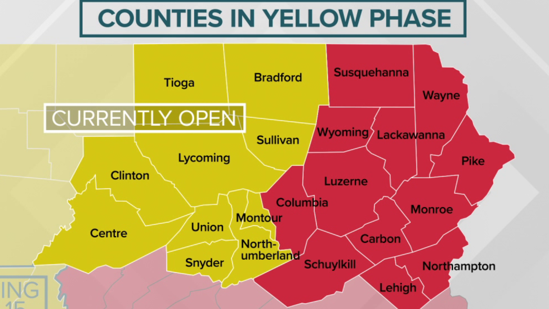 More counties are approved to begin the reopening process, some still stuck in red are angry.