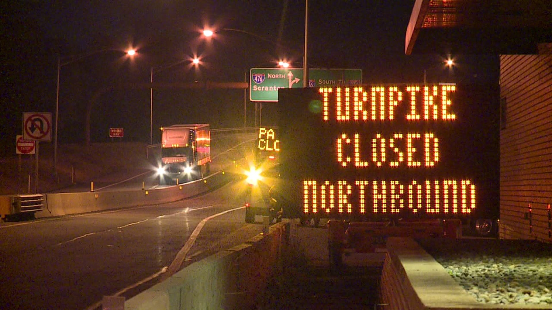 Turnpike Reopens After Overnight Paving Work
