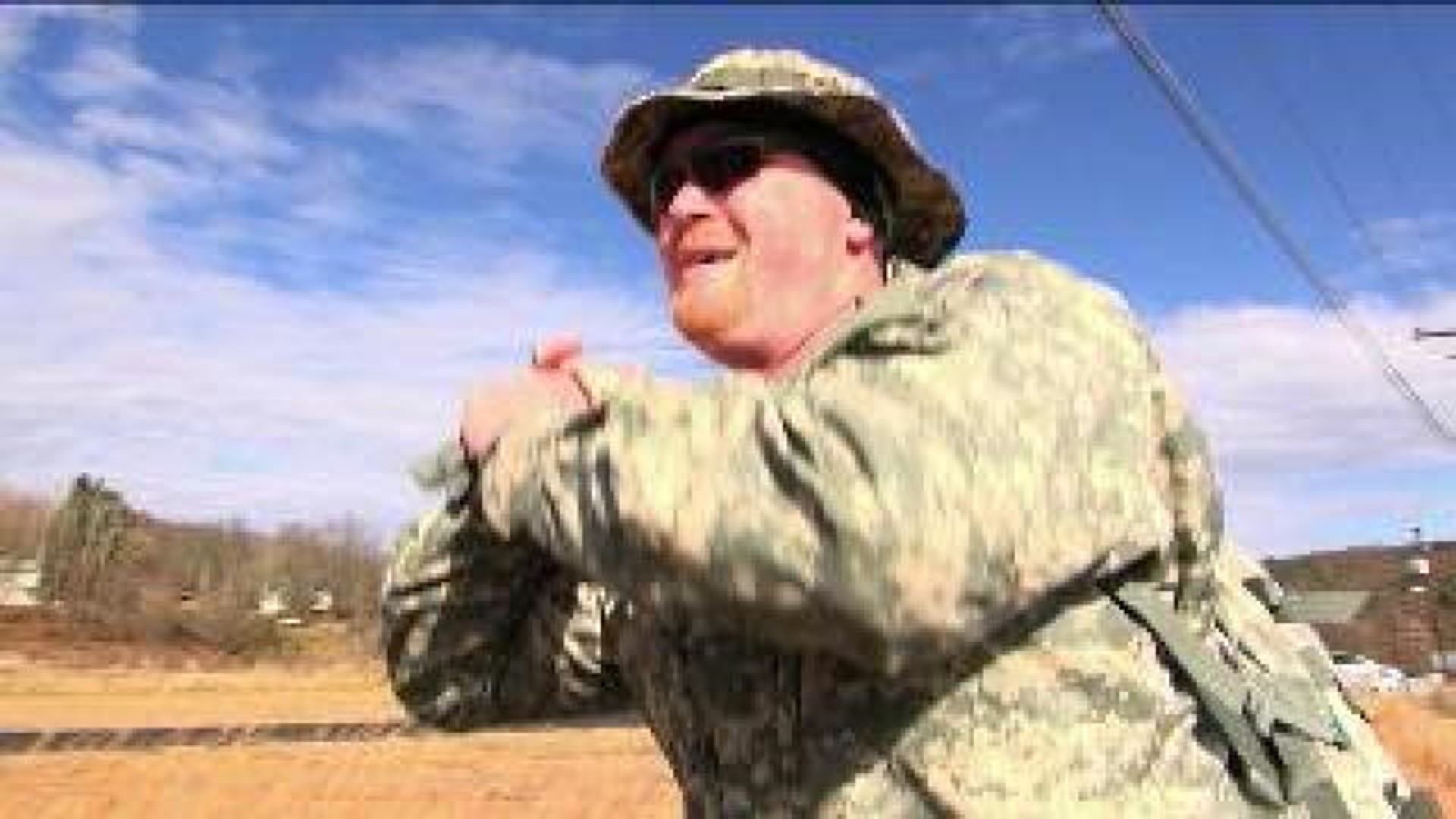 Retired Sergeant Walks in Honor of Wounded Veterans