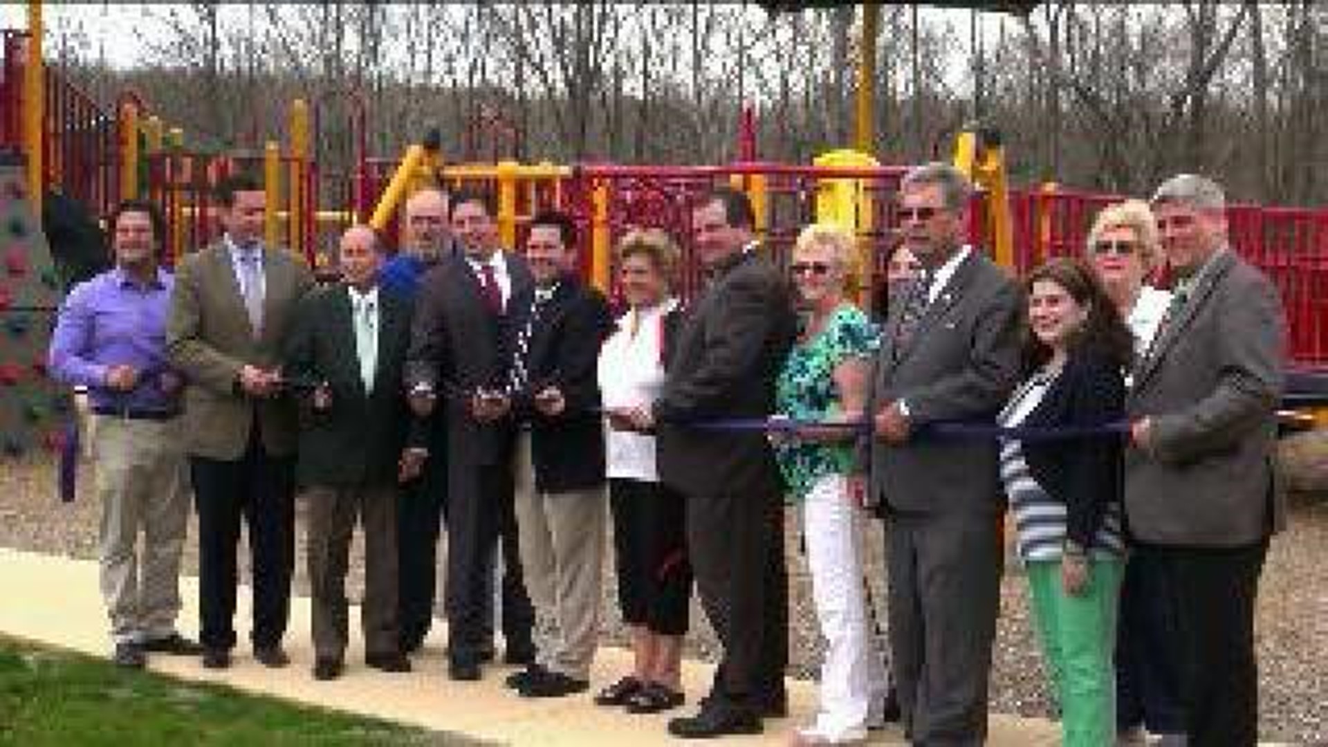 Ribbon Cutting Marks Next Step in Playground Project