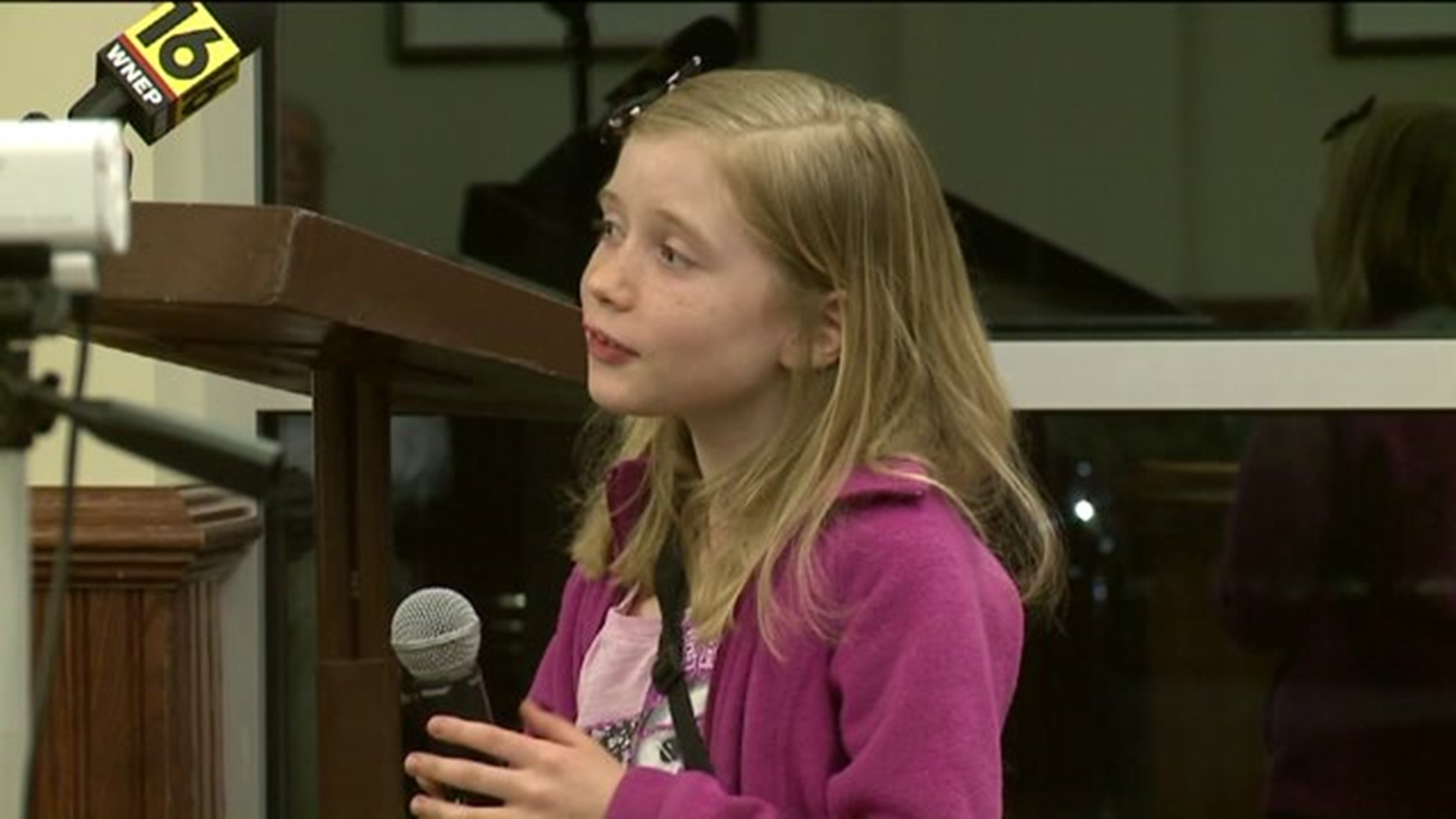 Nine-Year-Old Reporter Trying to Make Her Community Safer
