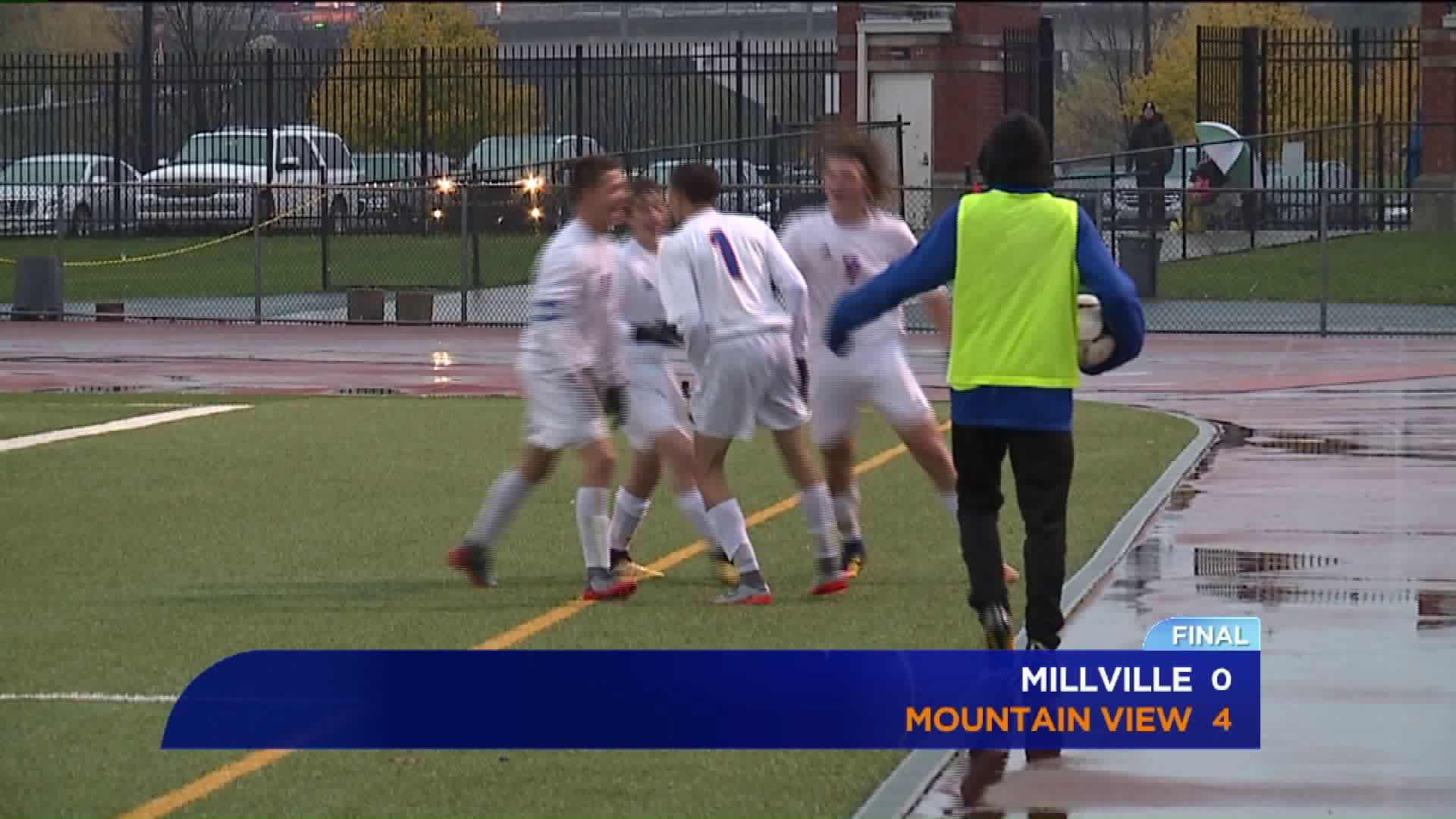 Mountain Vew vs Millville boys soccer