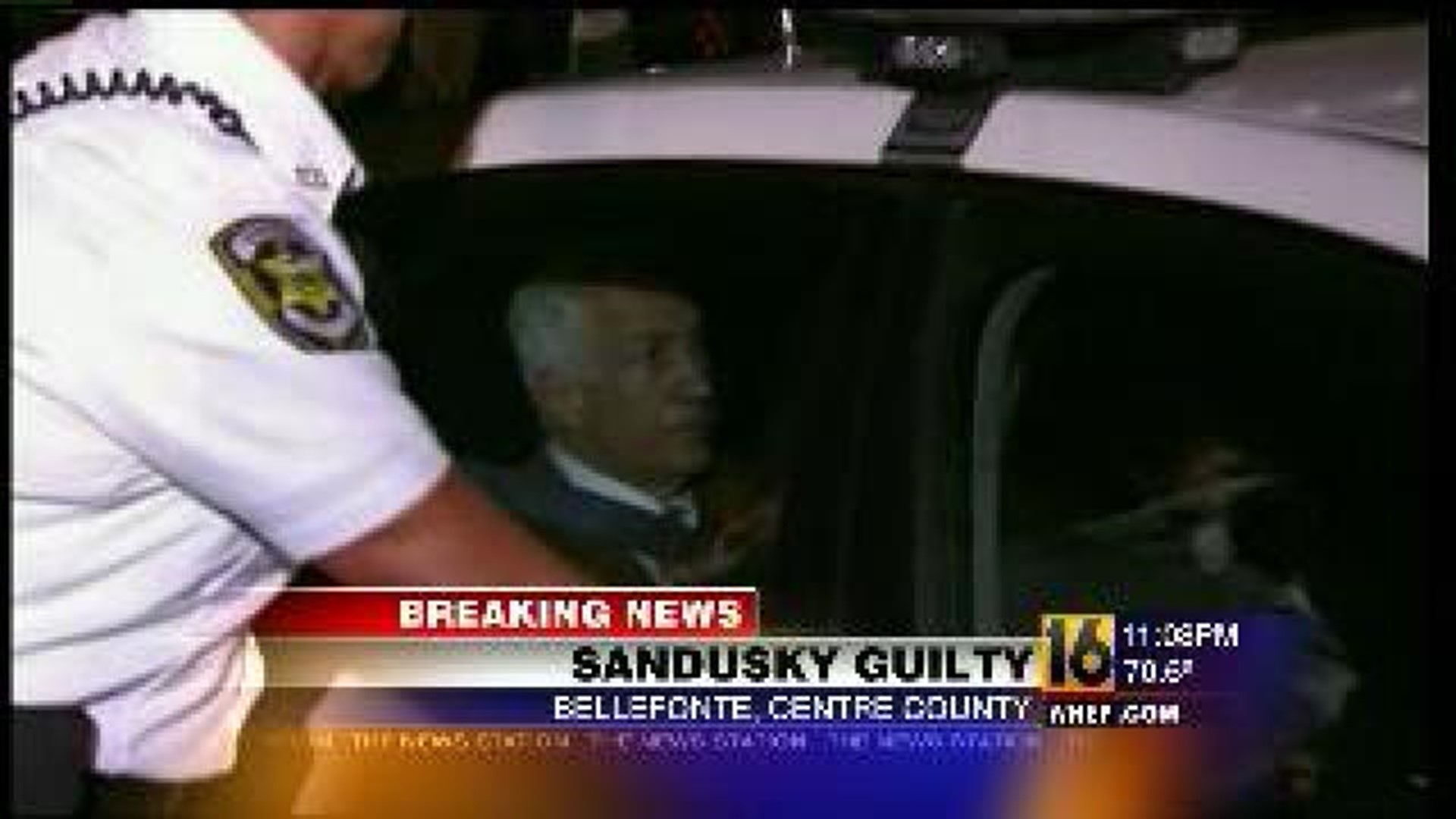 Sandusky Getting Led Out in Handcuffs
