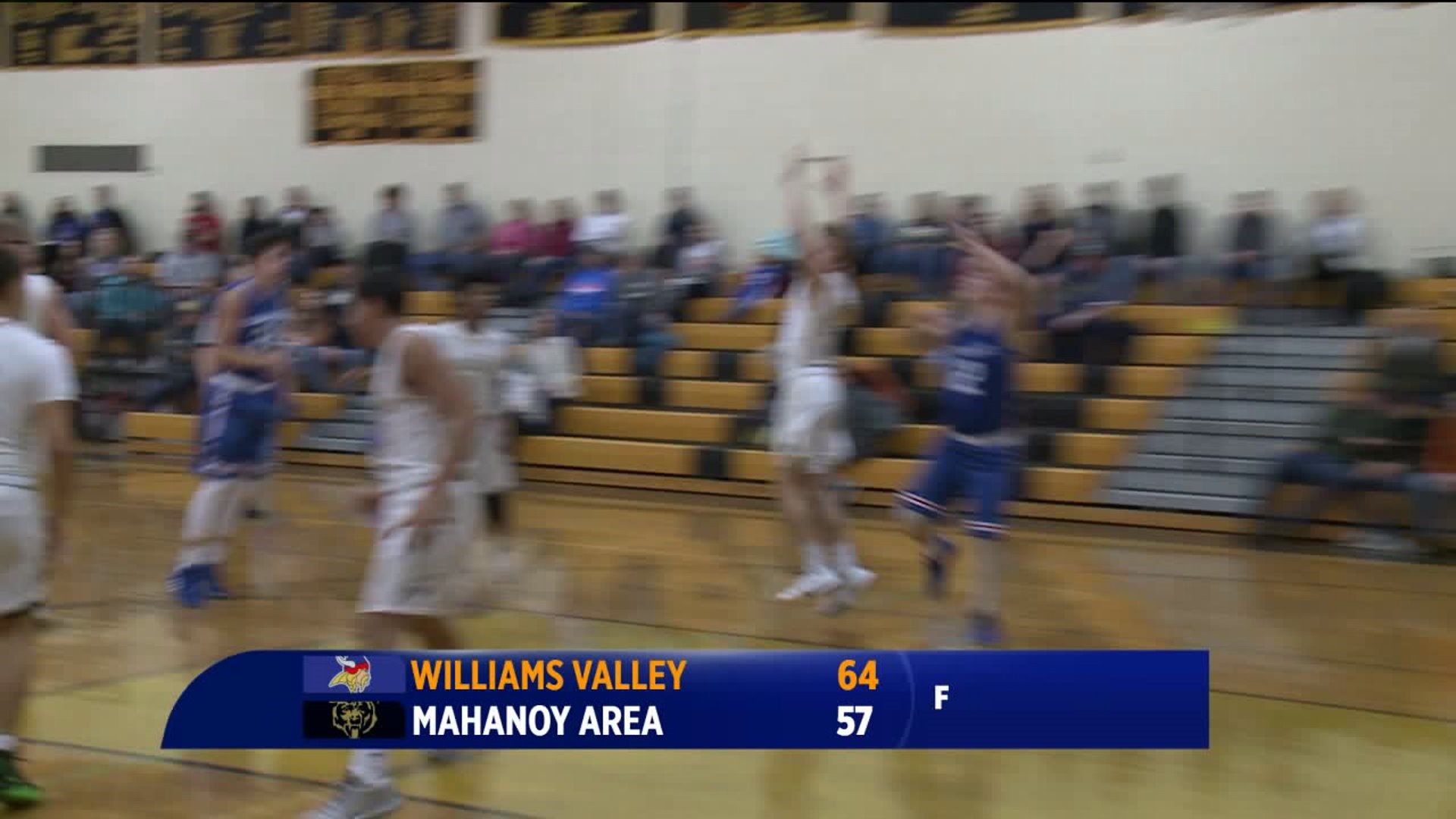 Williams Valley vs Mahanoy Area boys basketball